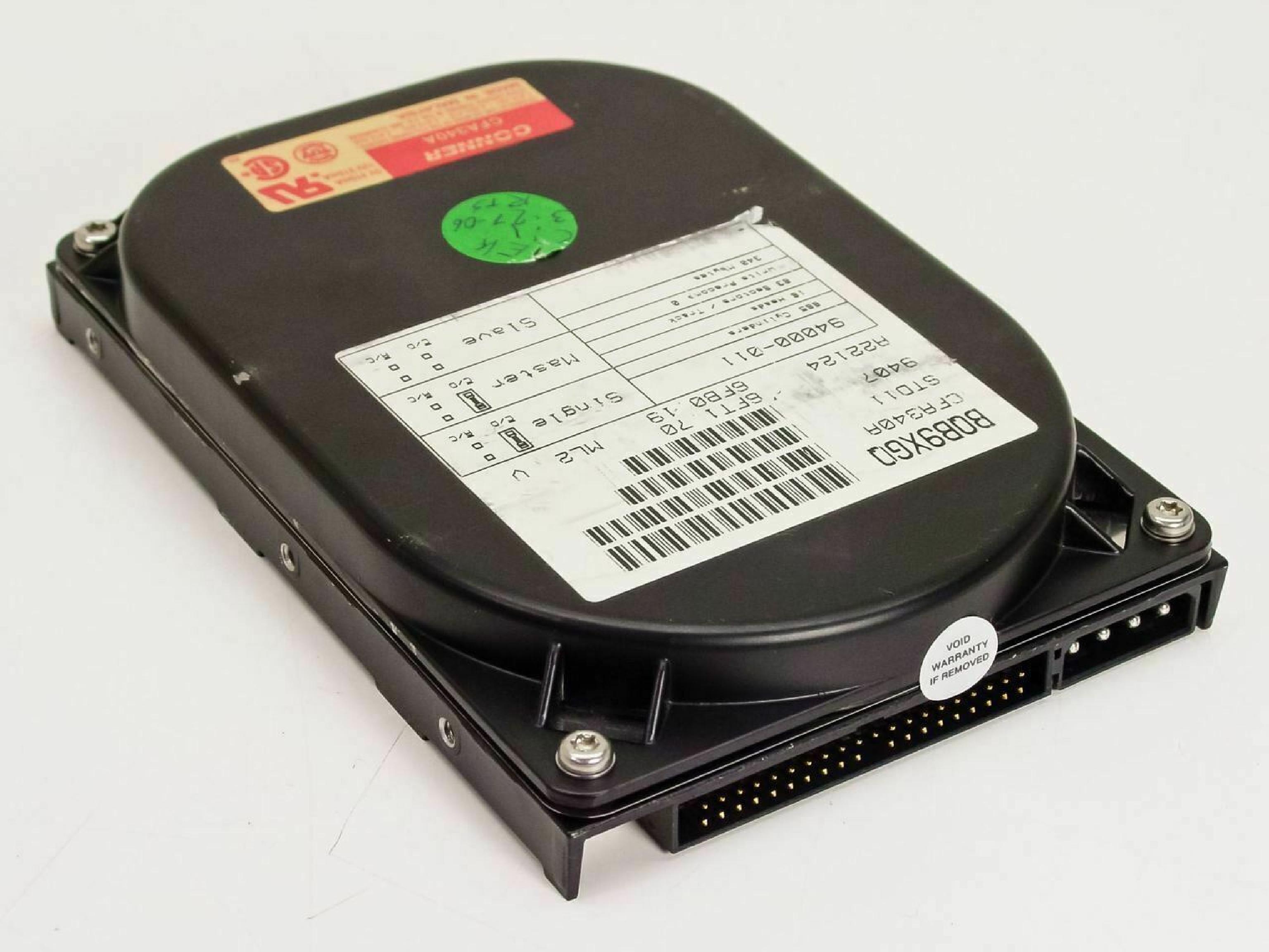 CONNER / SEAGATE CFA340A 340MB IDE HARD DRIVE SCSI