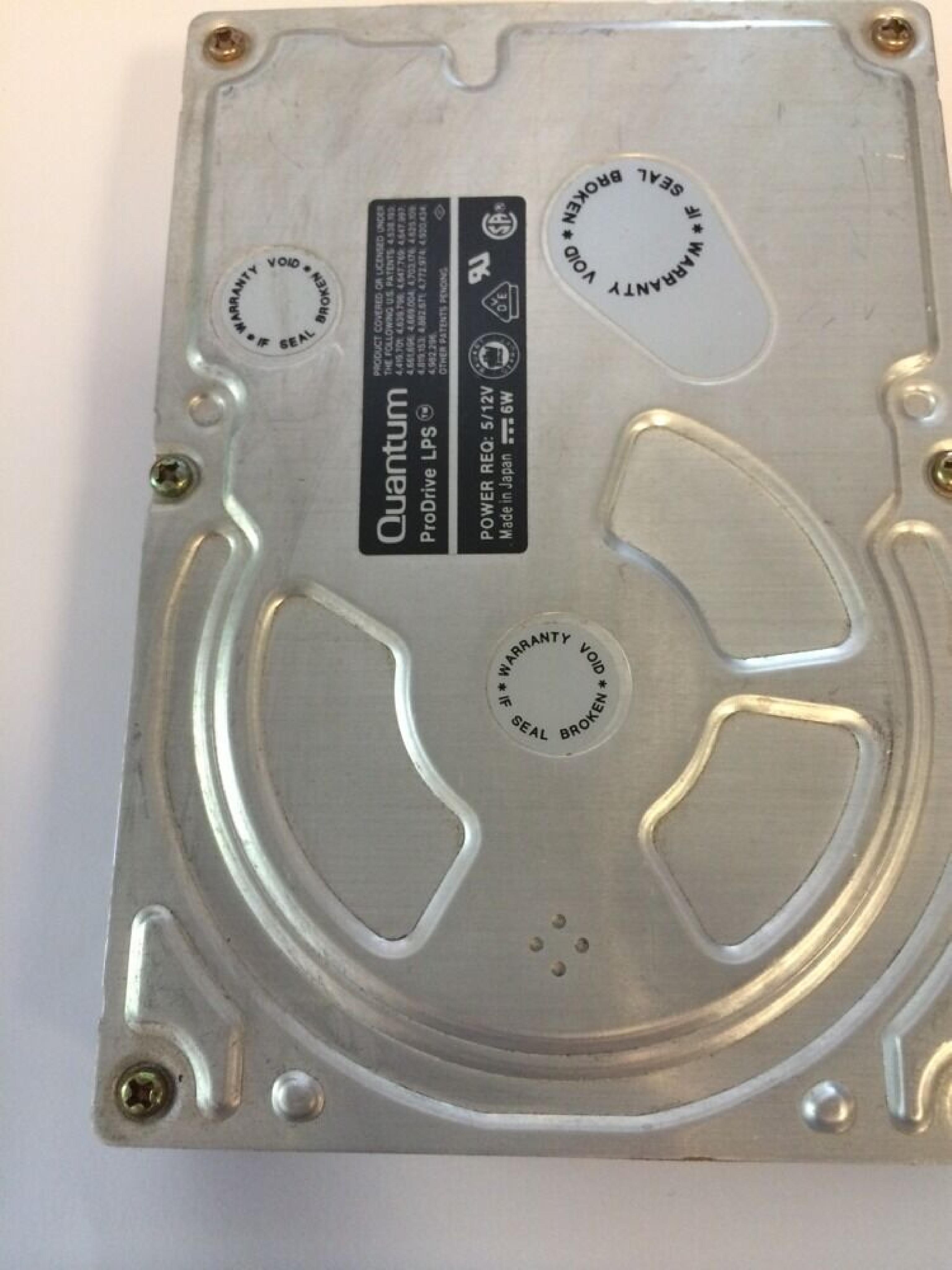 QUANTUM 910-10-9105 105MB AT IDE 3.5 INCHES PRODRIVE LPS HARD DRIVE