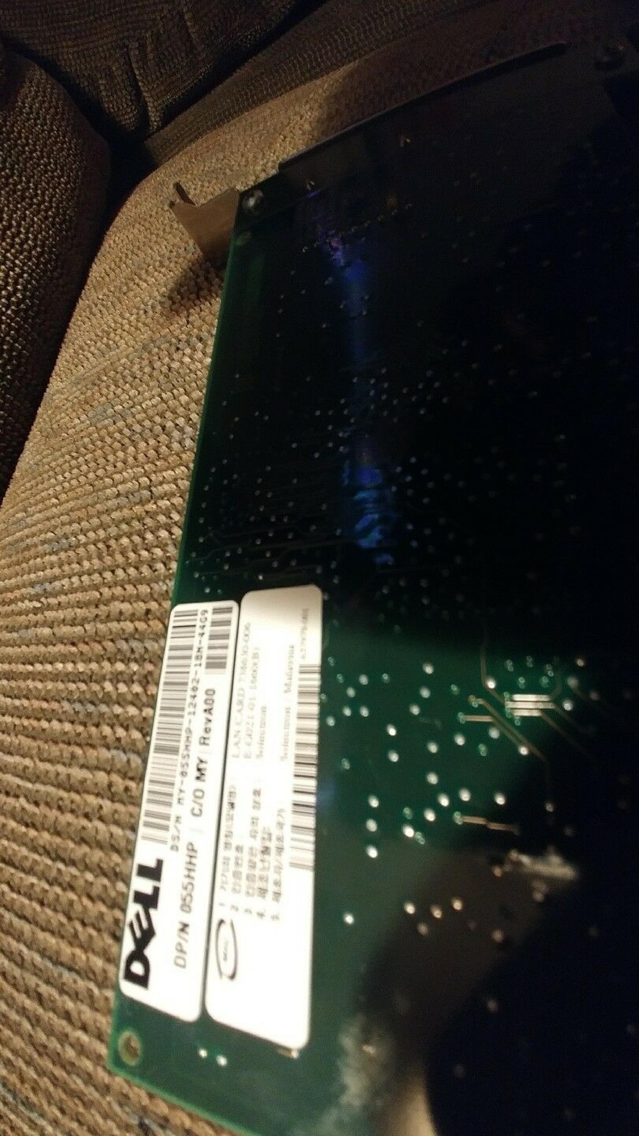 INTEL 738630-006 PRO 1000F SERVER ADAPTER PCI FIBERCARD FROM BIG IP F5 NETWORK SERVER WITH RACK MOUNT BRACKETS