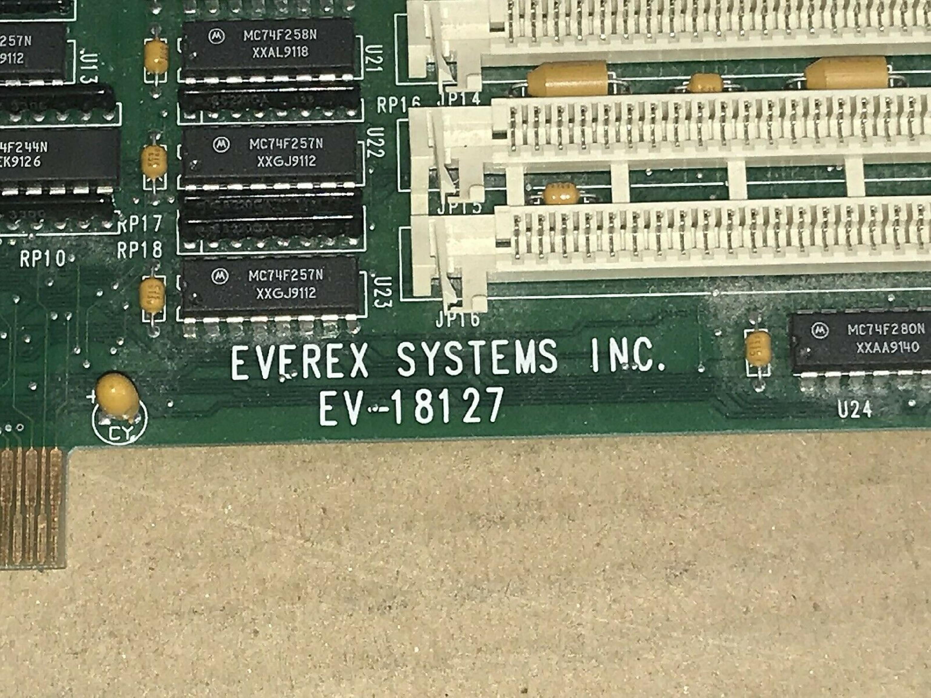 EVEREX EV-18127 MEMORY EXPANSION CARD