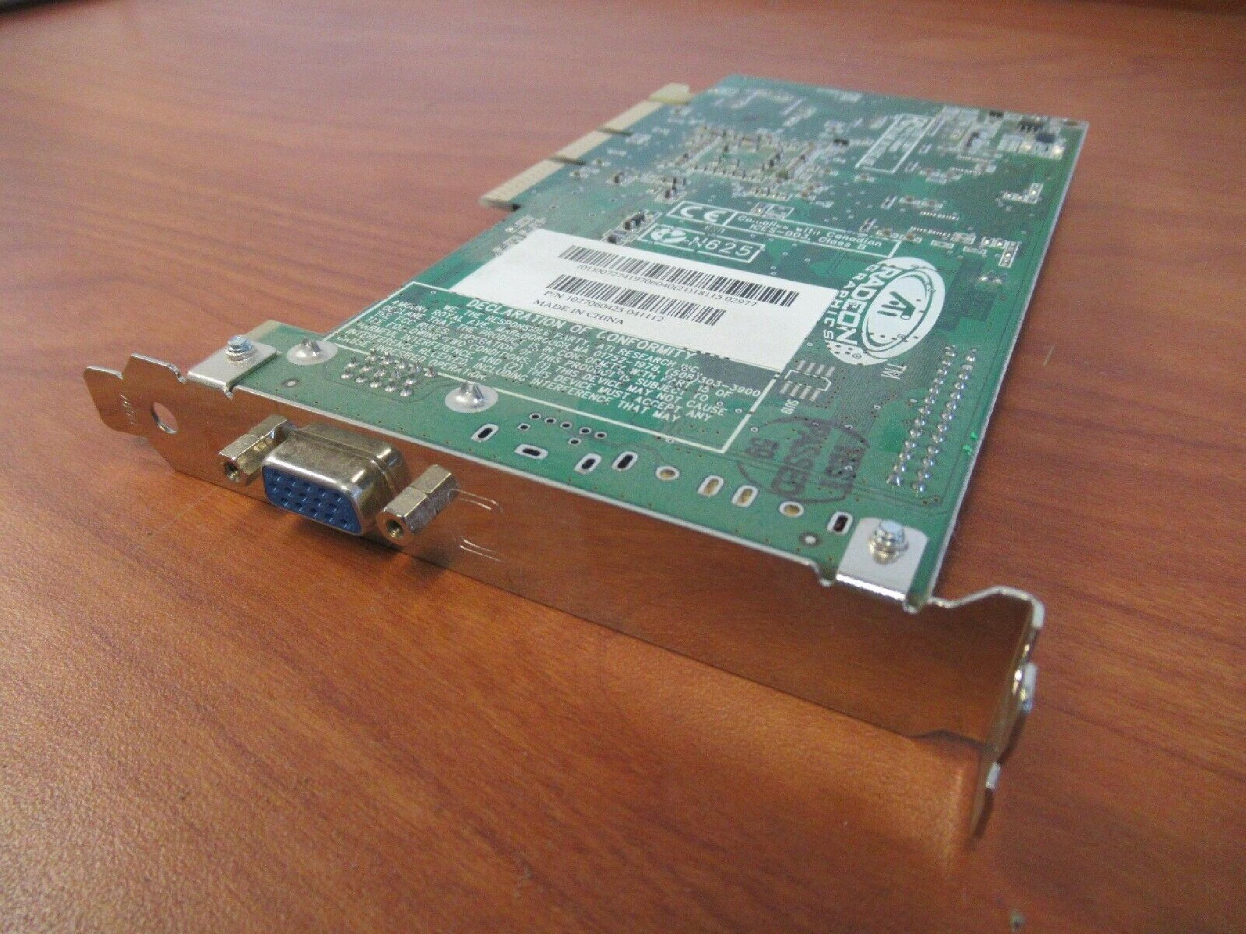 ATI 1027060423 32MB AGP VIDEO CARD WITH VGA OUTPUT