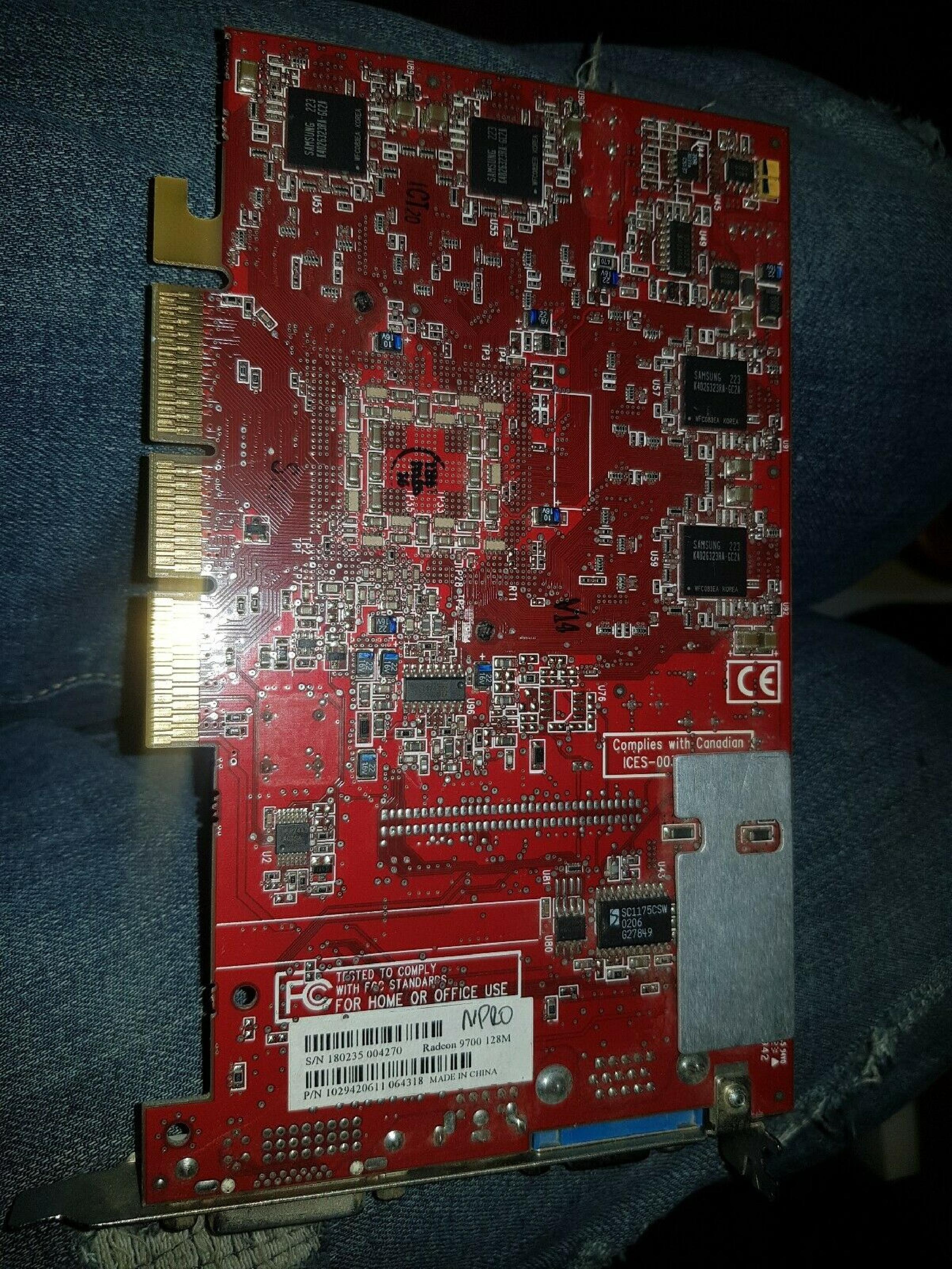 ATI 109-94200-11 128MB AGP VIDEO CARD WITH VGA DVI AND S-VIDEO OUTPUTS