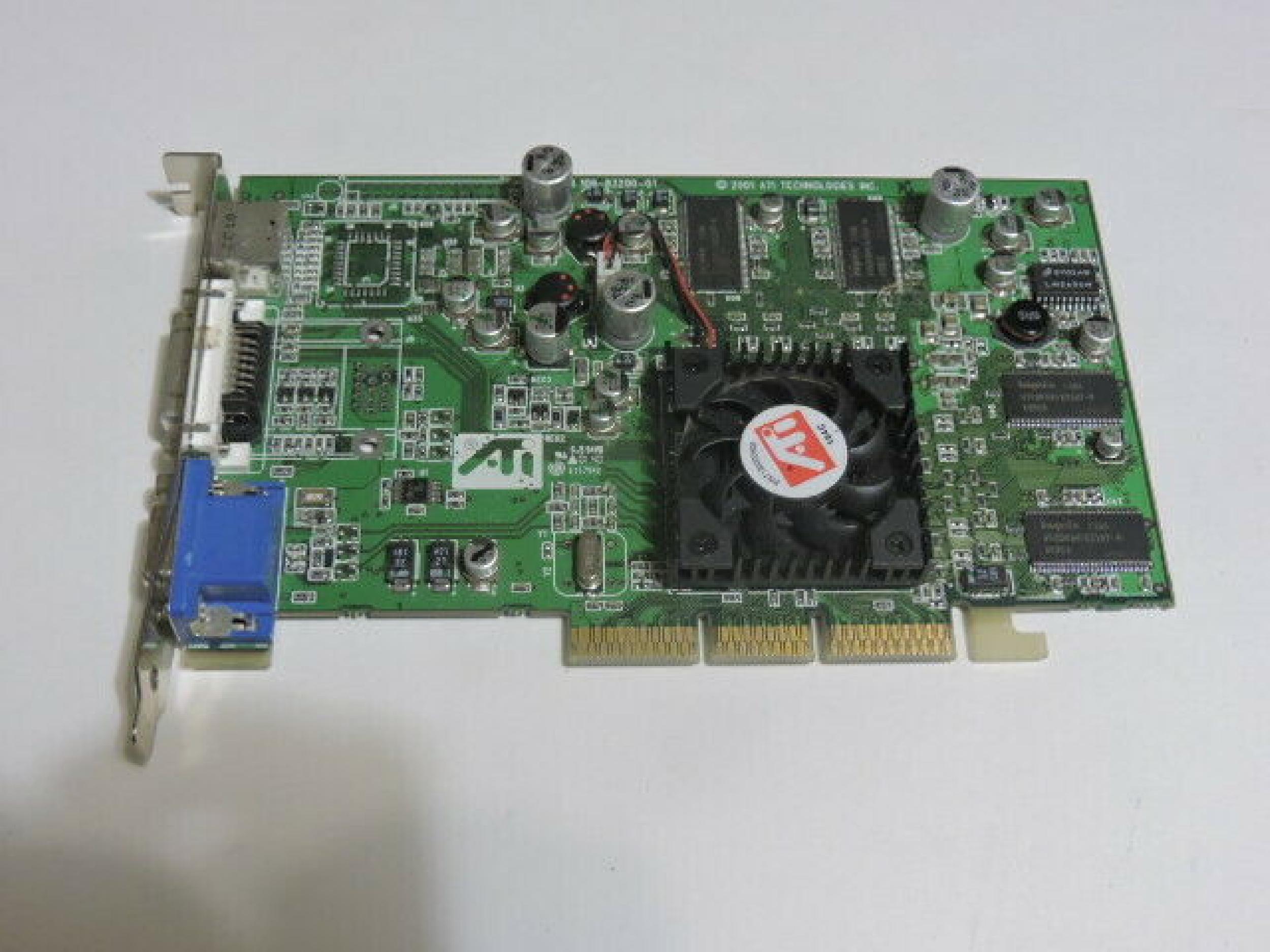 ATI 1028321000 64MB AGP VIDEO CARD WITH VGA DVI AND S-VIDEO OUTPUTS