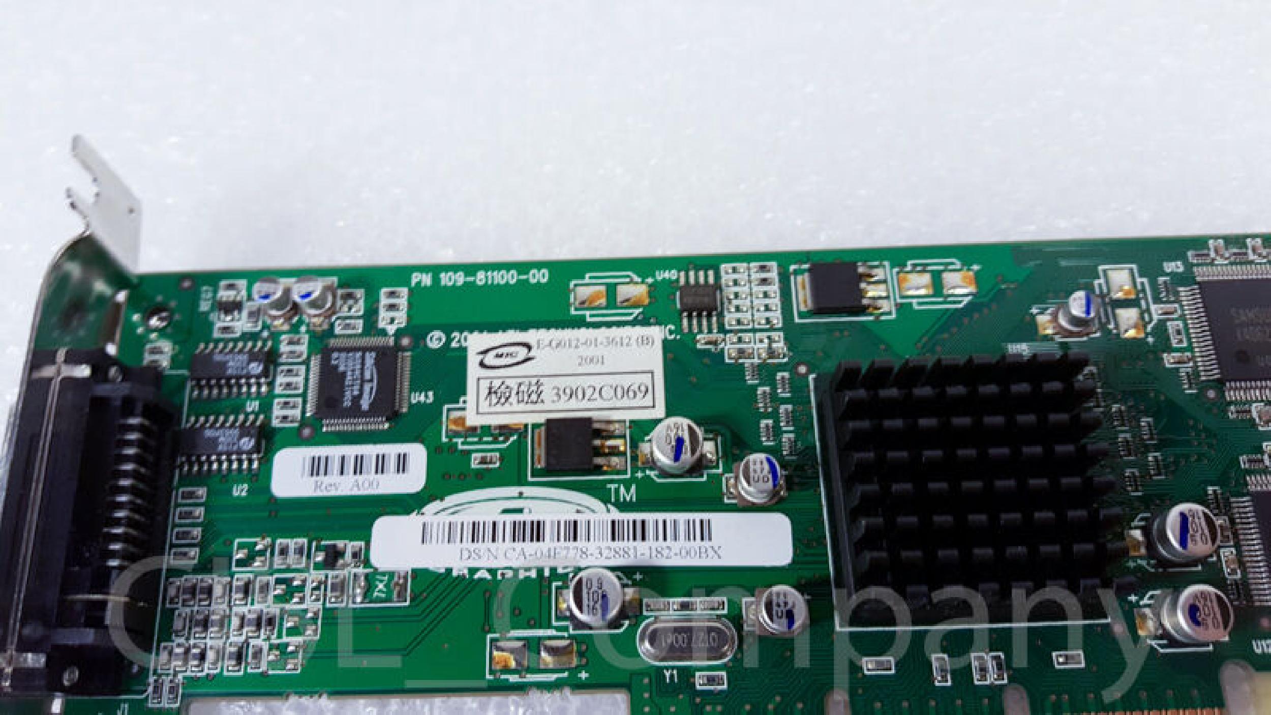 ATI 109-81100-00 16MB AGP VIDEO CARD WITH OUTPUT RAGE 128 32MB EDD PORT