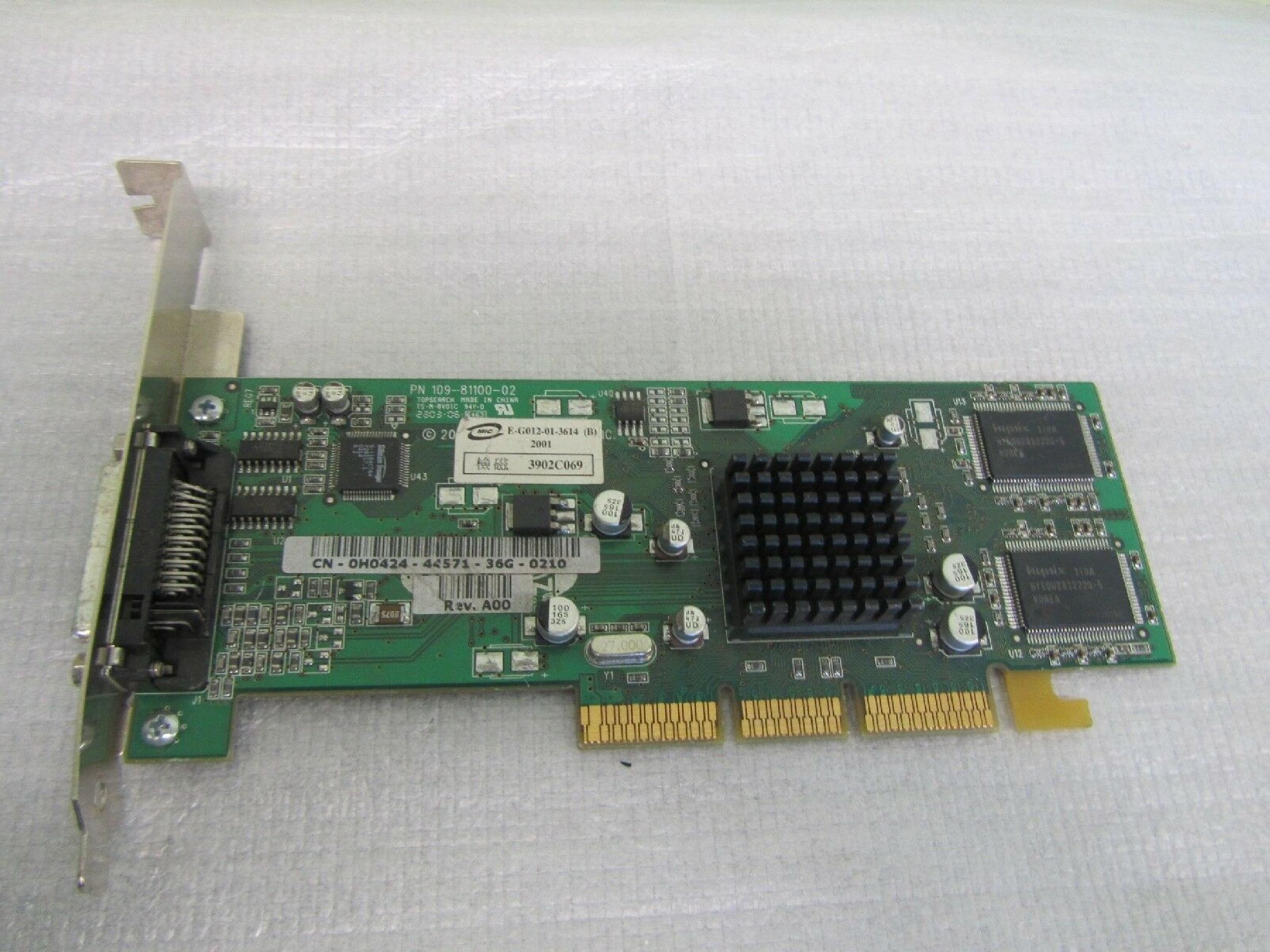 ATI 04E732 16MB AGP VIDEO CARD WITH OUTPUT 32MB EDD