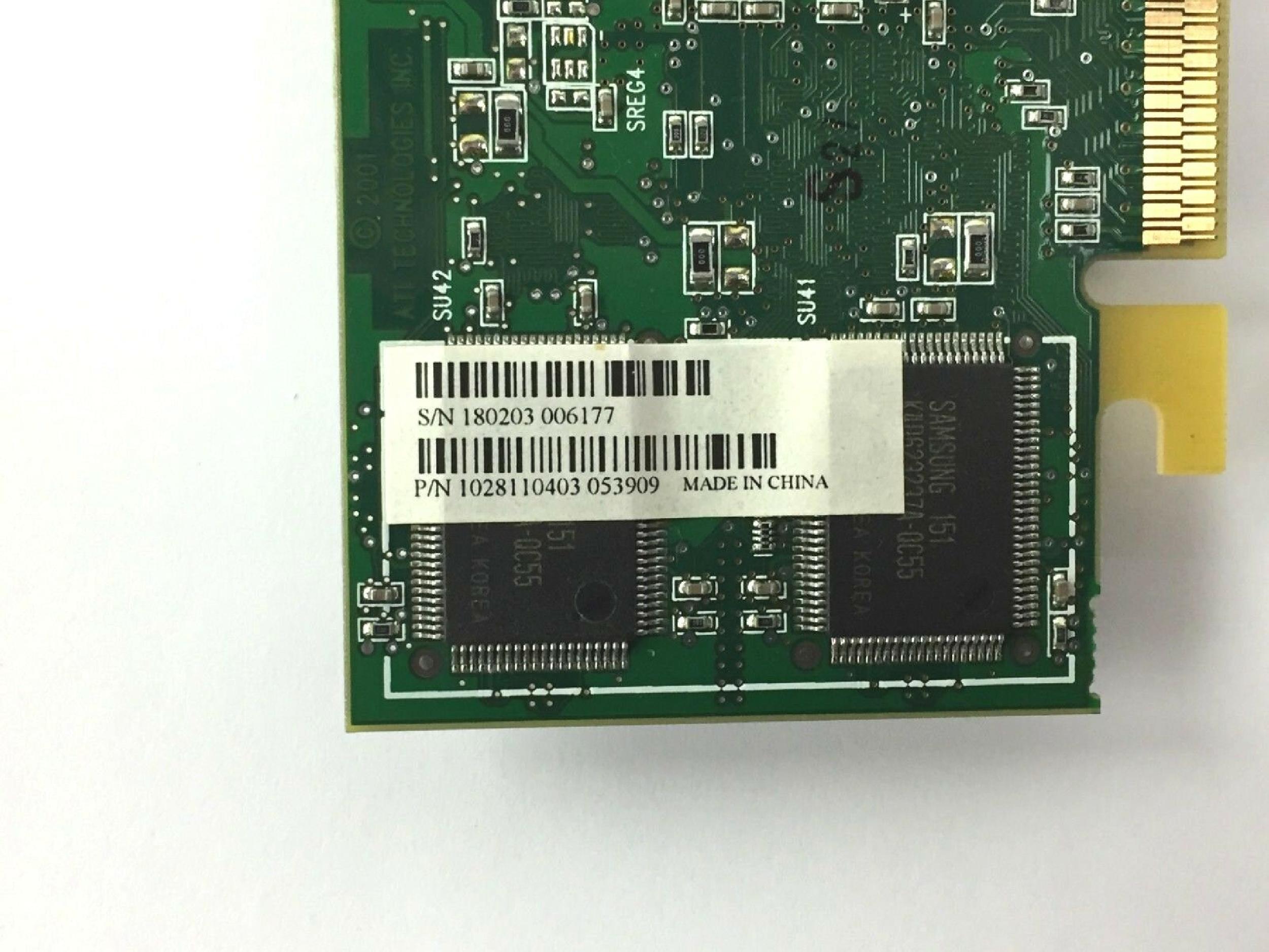 ATI 04E732 16MB AGP VIDEO CARD WITH OUTPUT 32MB EDD