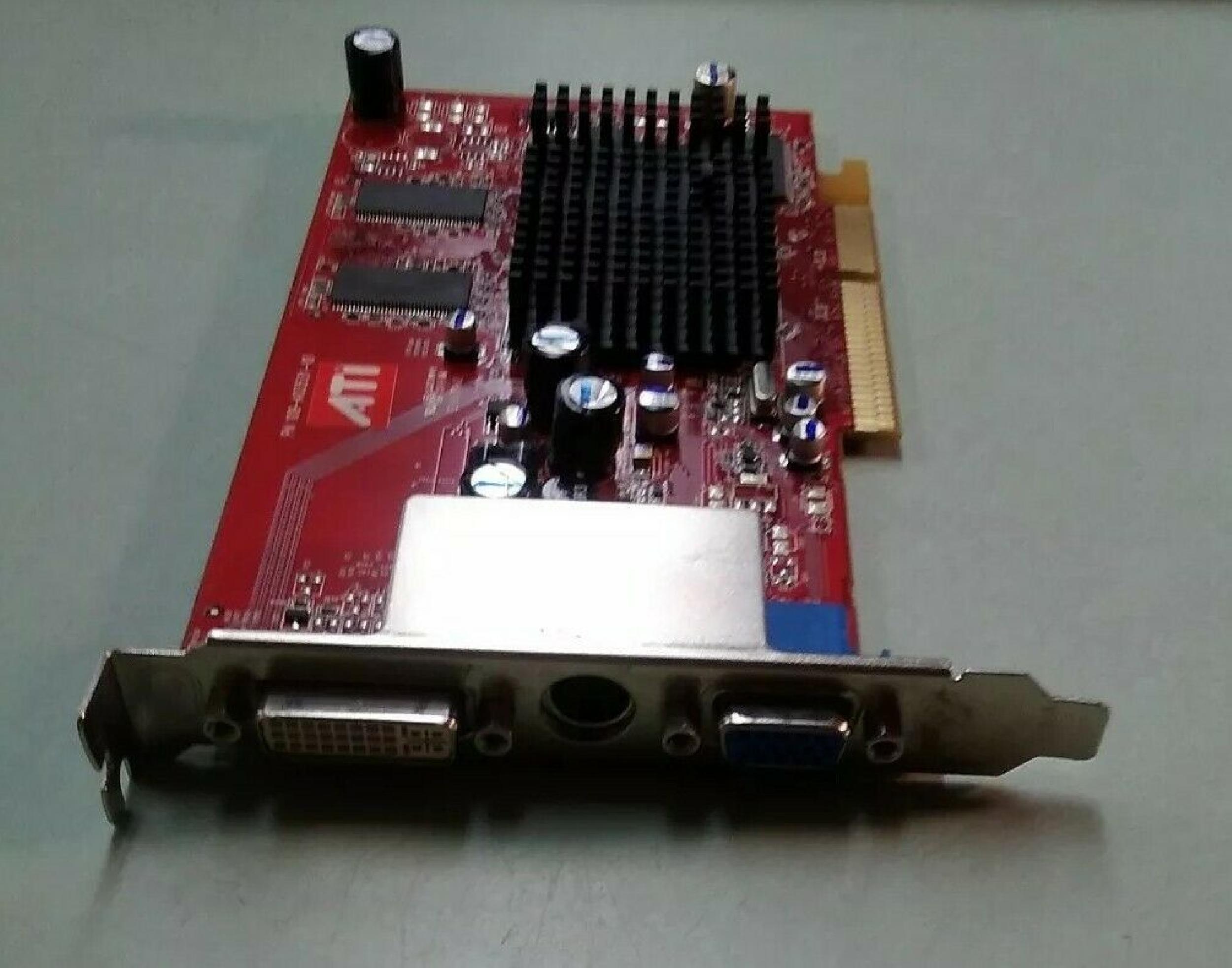 ATI 109-A03531-10 256MB AGP VIDEO CARD WITH VGA DVI AND S-VIDEO OUTPUTS