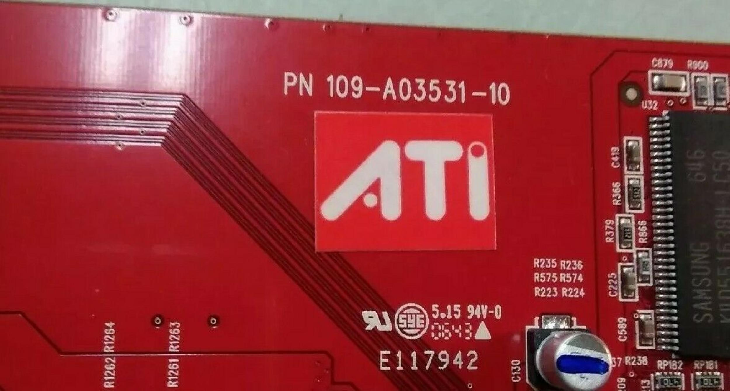 ATI 109-A03531-10 256MB AGP VIDEO CARD WITH VGA DVI AND S-VIDEO OUTPUTS