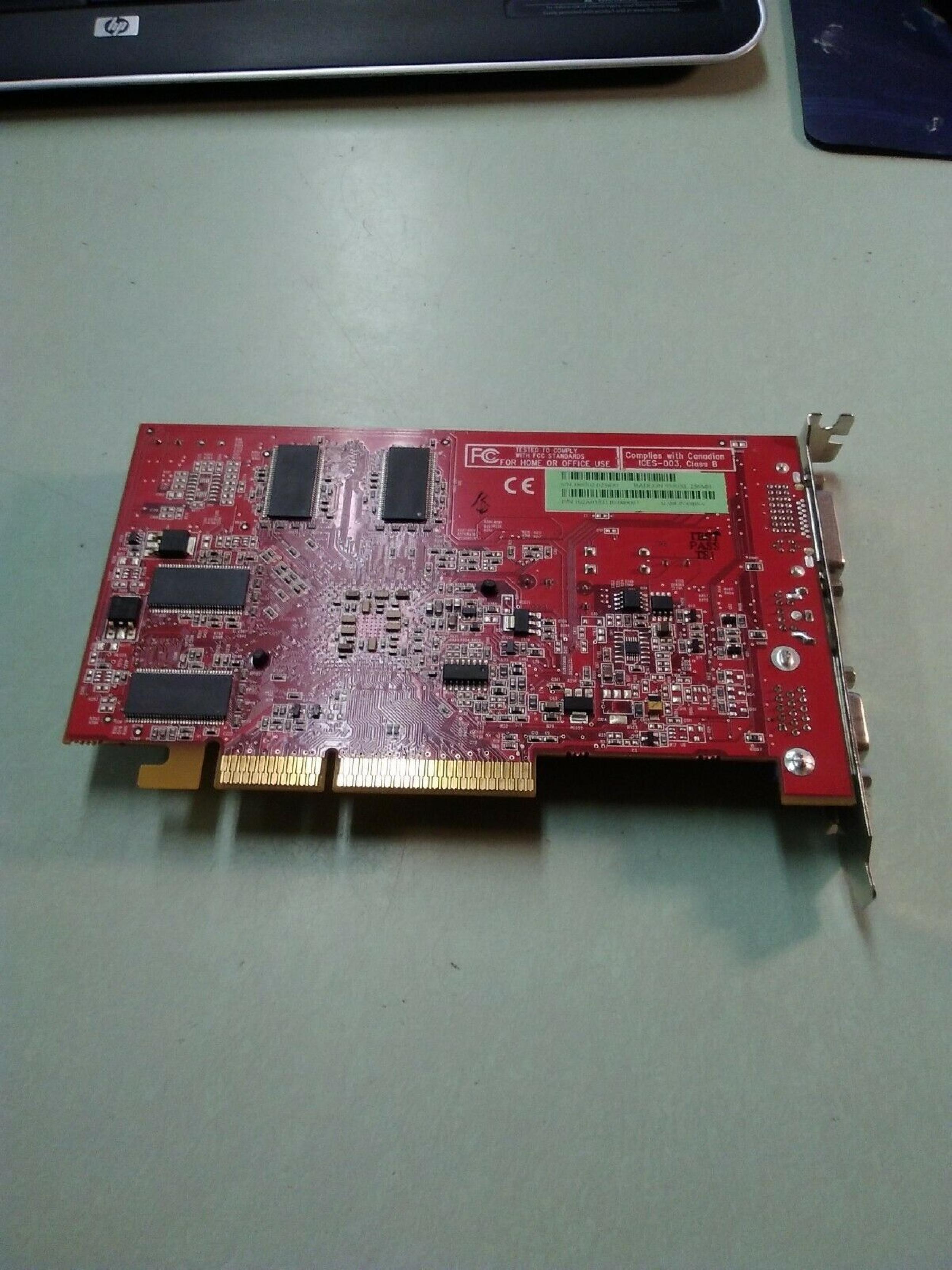 ATI 109-A03531-10 256MB AGP VIDEO CARD WITH VGA DVI AND S-VIDEO OUTPUTS