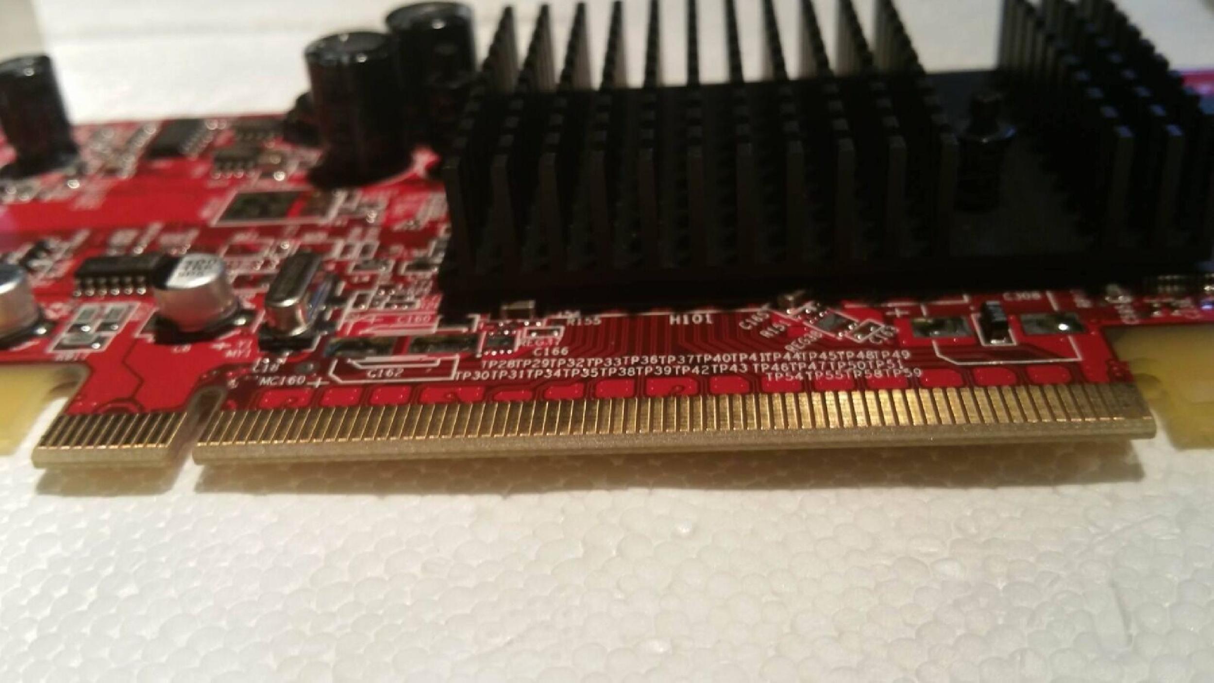 ATI 102A2601101 64MB PCI-E VIDEO CARD WITH DVI AND S-VIDEO OUTPUTS RADEON X300 128MB S-VID PORTS SVIDEO PCIE PRO