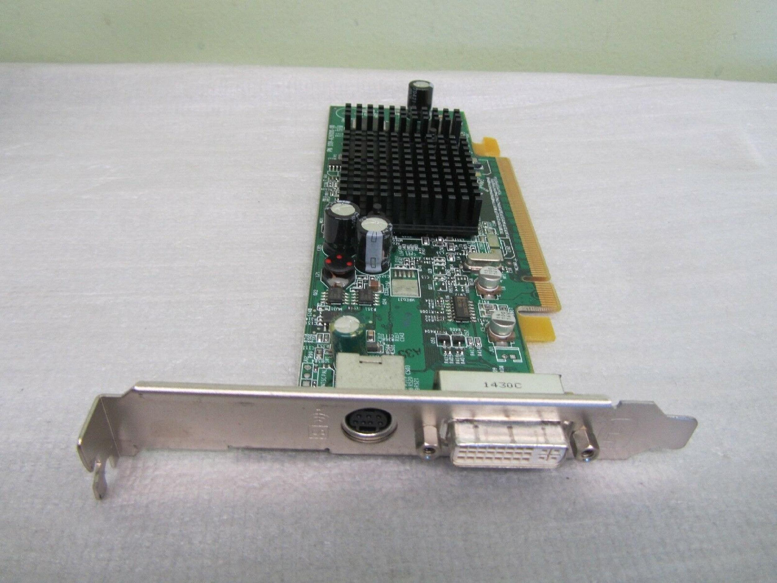 ATI 102A2601100 64MB PCI-E VIDEO CARD WITH DVI AND S-VIDEO OUTPUTS X300 SVIDEO PCIE RADEON PRO