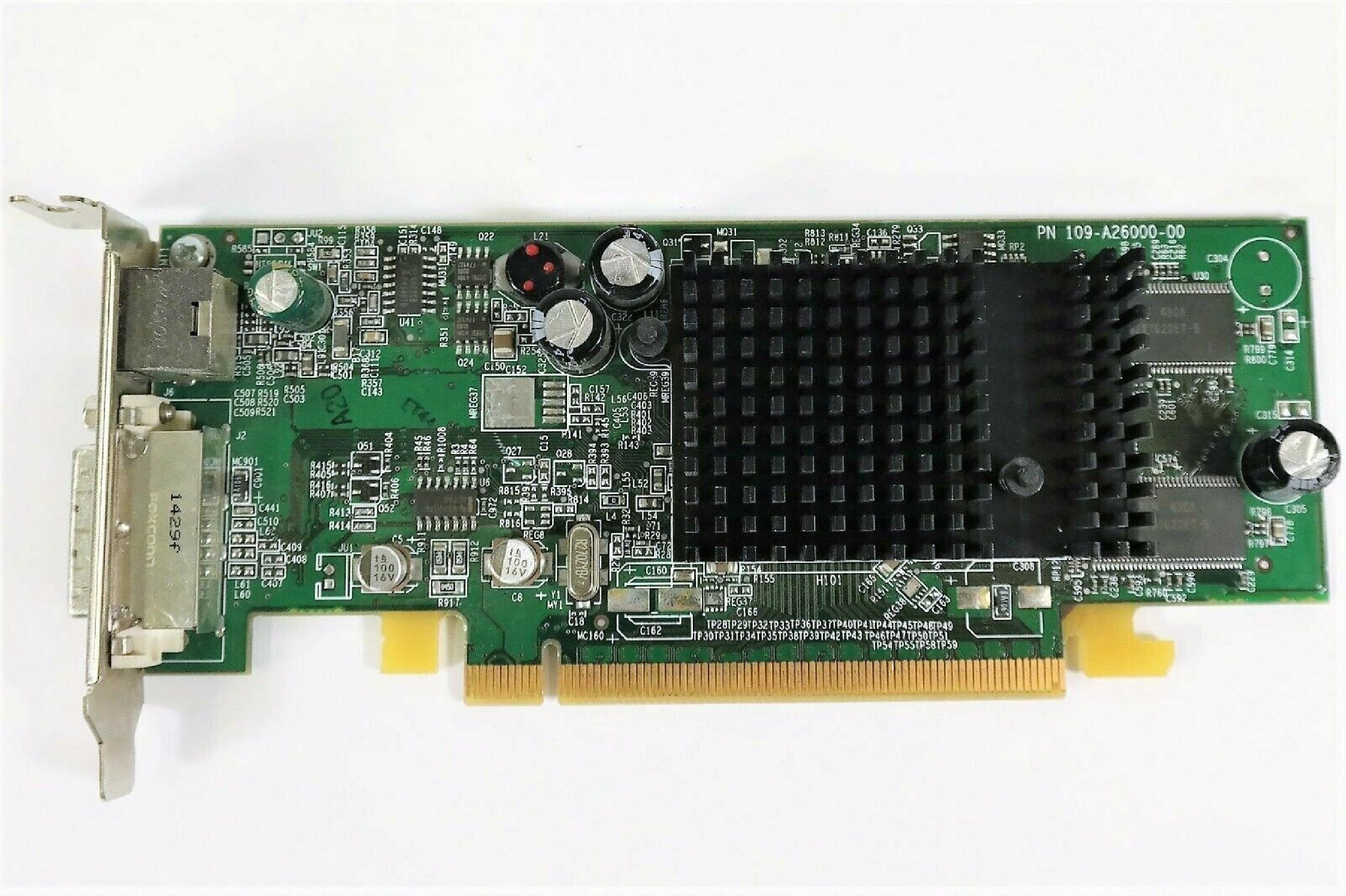 ATI 102A2601100 64MB PCI-E VIDEO CARD WITH DVI AND S-VIDEO OUTPUTS X300 SVIDEO PCIE RADEON PRO