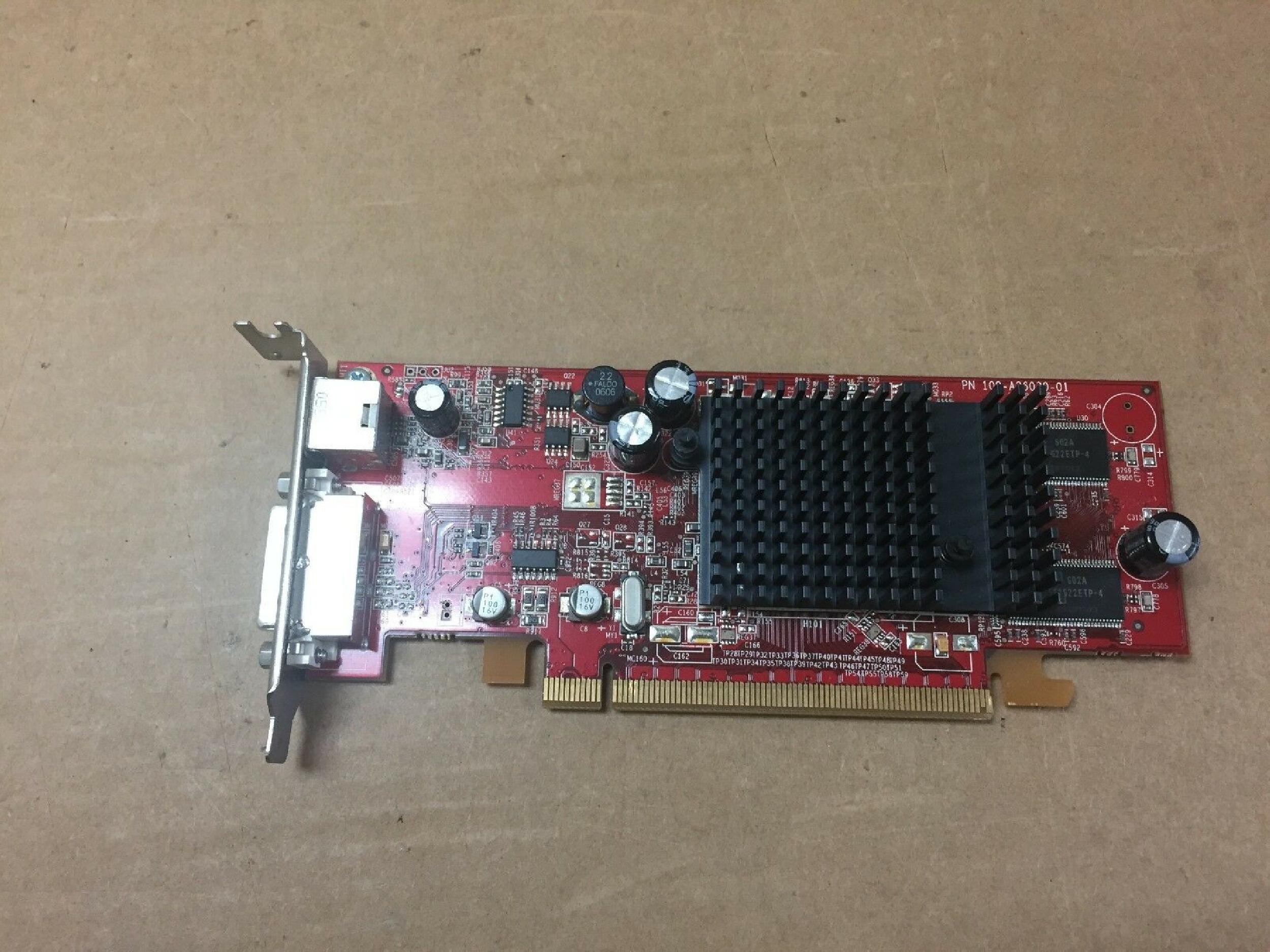 ATI 0J9133 64MB PCI-E VIDEO CARD WITH DVI AND S-VIDEO OUTPUTS RADEON X600 128MB PCI EXPRESS