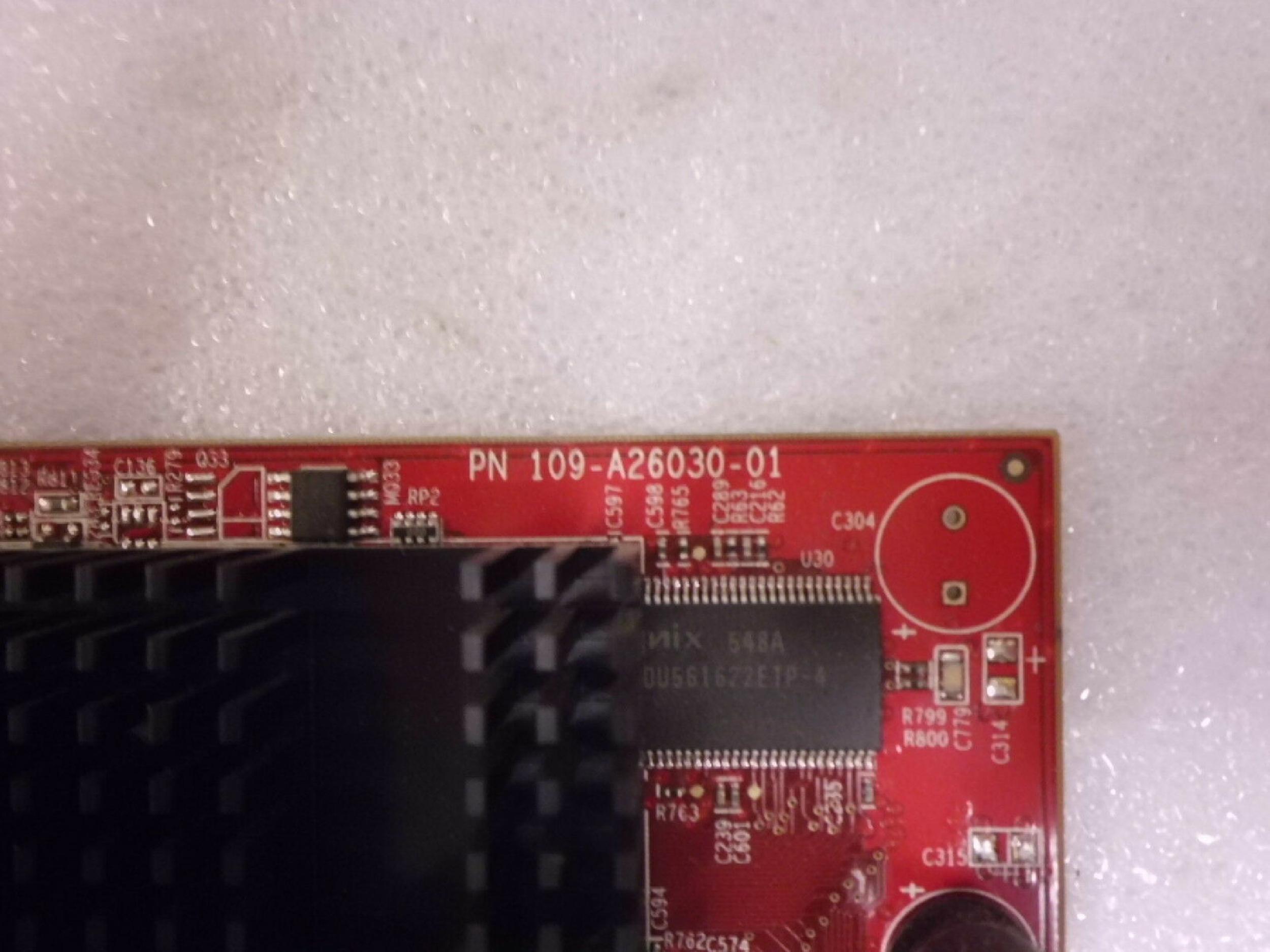 ATI 0J9133 64MB PCI-E VIDEO CARD WITH DVI AND S-VIDEO OUTPUTS RADEON X600 128MB PCI EXPRESS