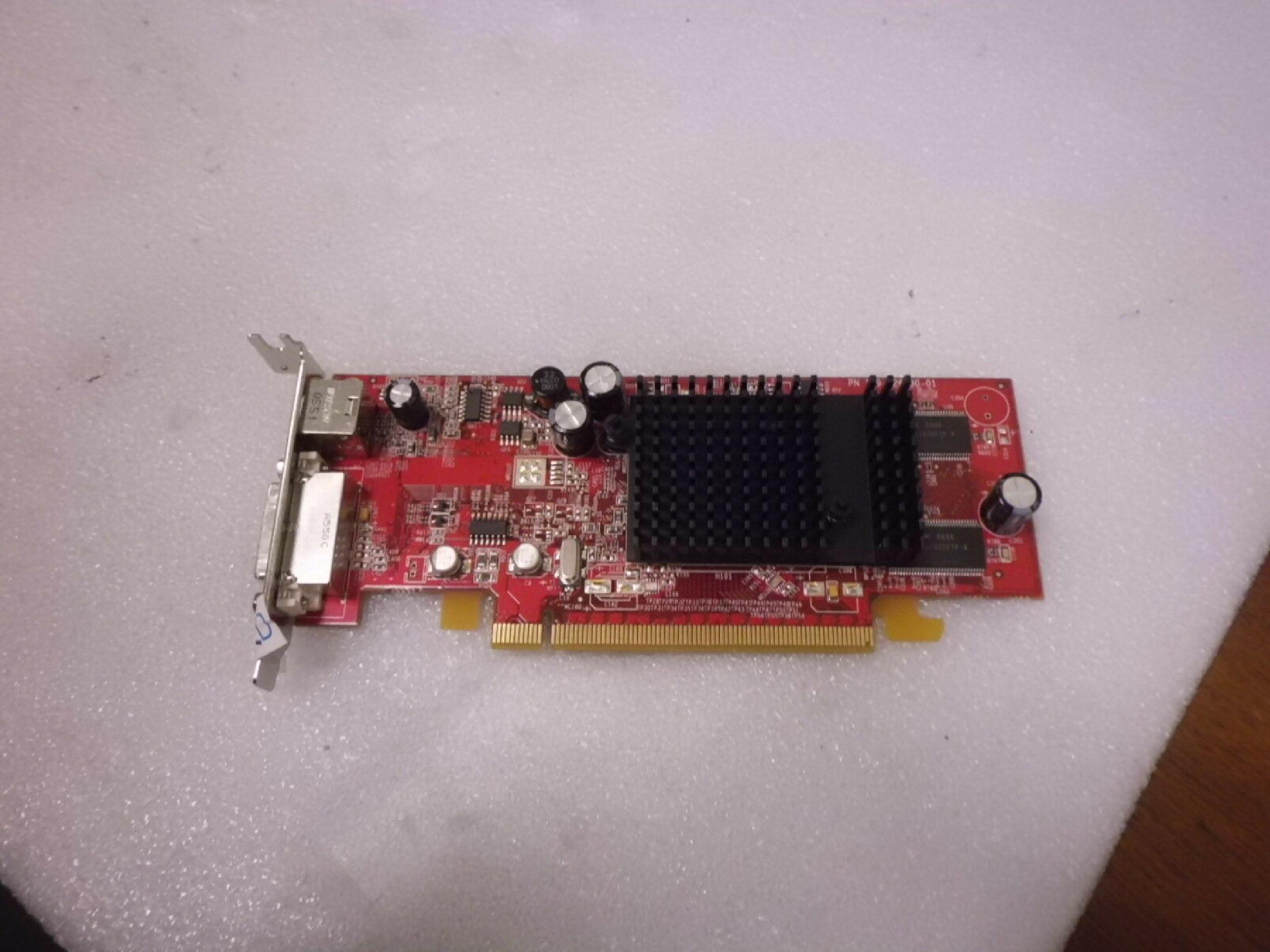 ATI 0J9133 64MB PCI-E VIDEO CARD WITH DVI AND S-VIDEO OUTPUTS RADEON X600 128MB PCI EXPRESS