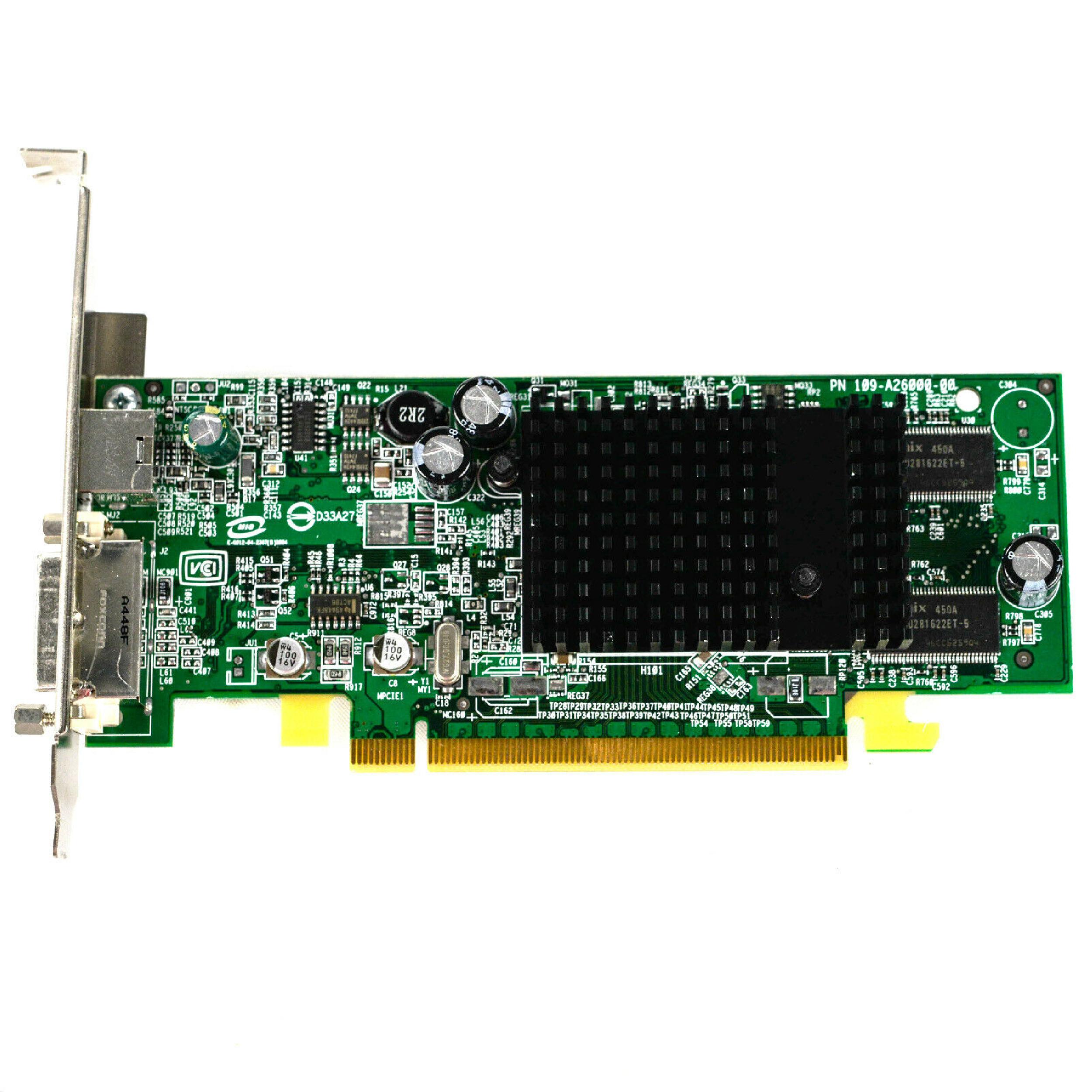 ATI 0J3887 64MB PCI-E VIDEO CARD WITH DVI AND S-VIDEO OUTPUTS X300 SVIDEO PCIE
