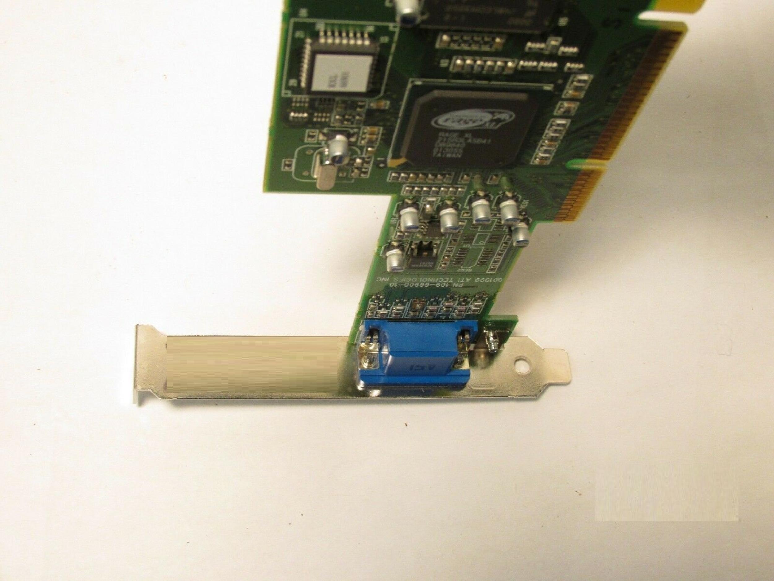ATI 109-66900-10 8MB AGP VIDEO CARD WITH VGA OUTPUT RAGE XL PORT