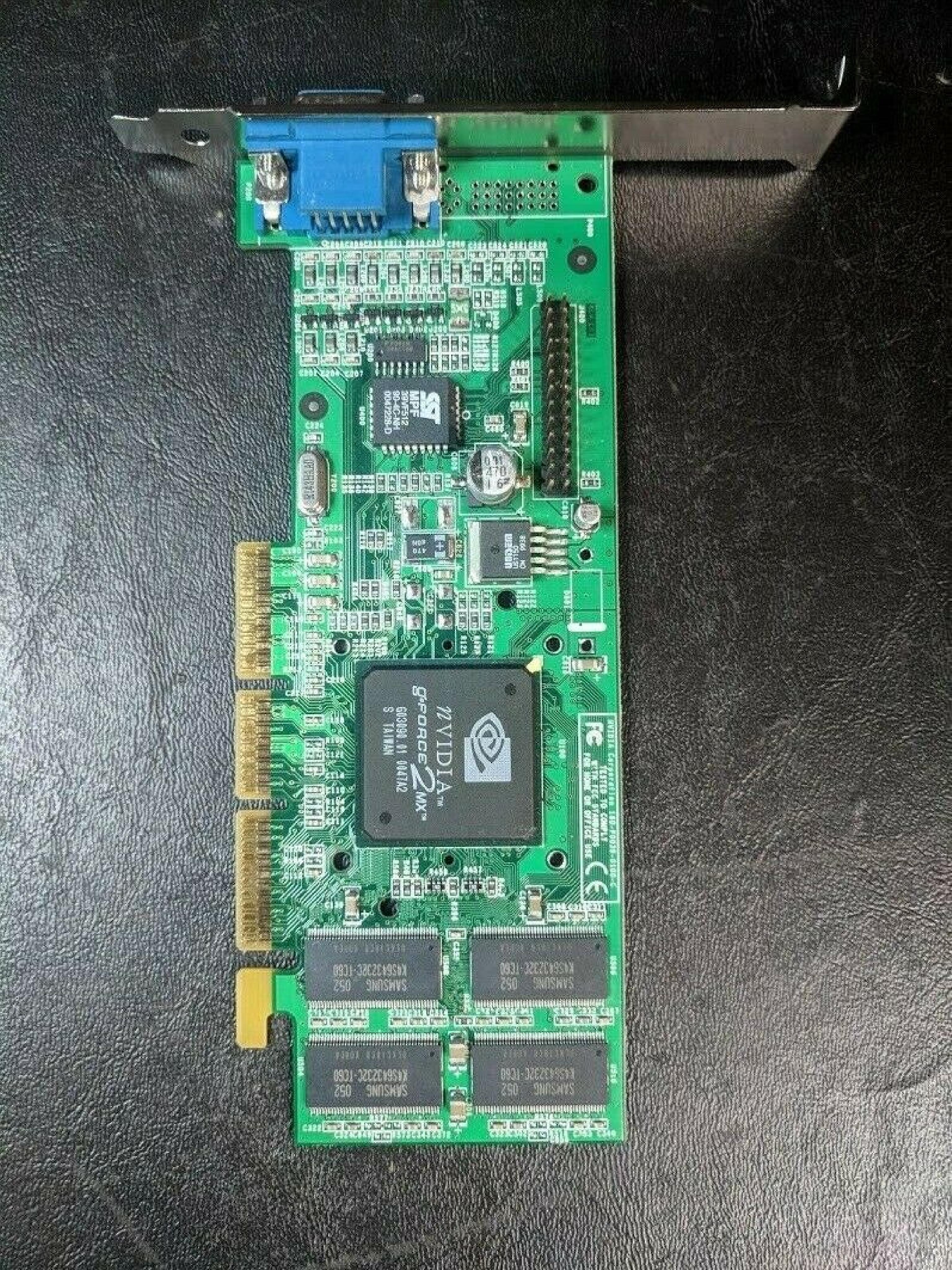 NVIDIA 180-P0039-0100-C 32MB AGP VIDEO CARD WITH VGA OUTPUT