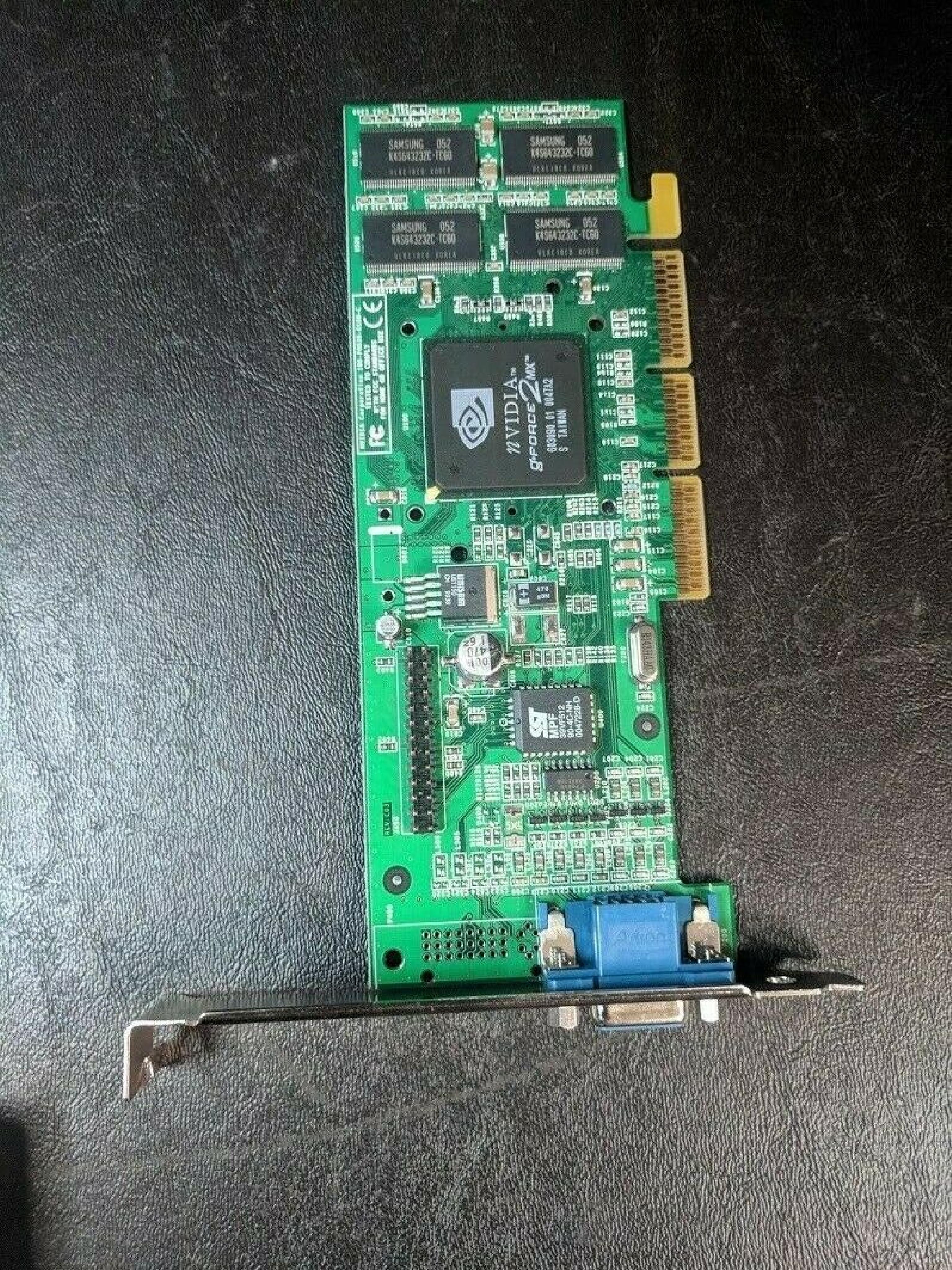 NVIDIA 180-P0039-0100-C 32MB AGP VIDEO CARD WITH VGA OUTPUT