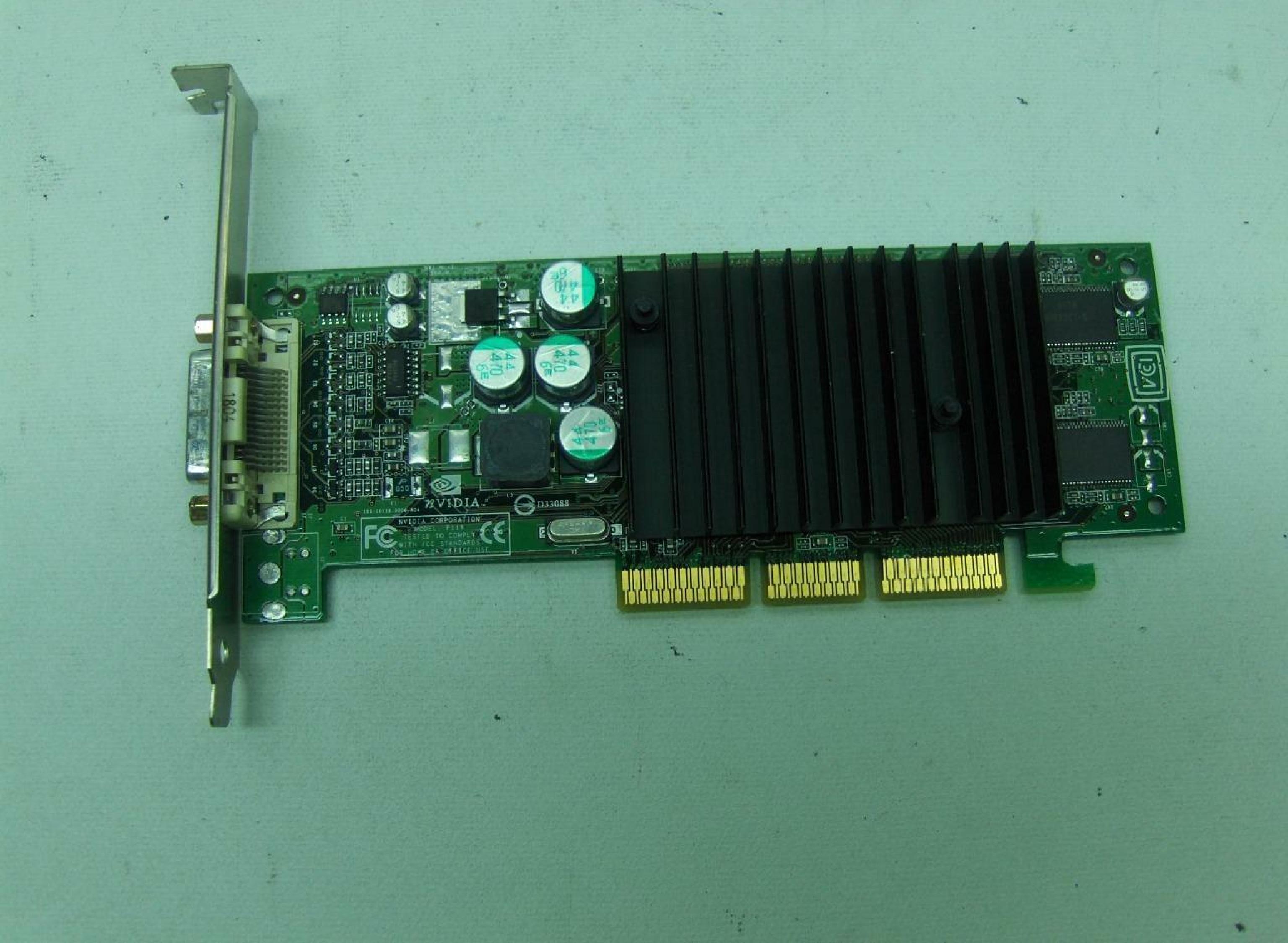 NVIDIA / DELL / ATI 180-10118-0000-A04 128MB AGP VIDEO CARD DMS59 DVI 64MB WITH DMS-59 OUTPUT QUADRO NVS 280