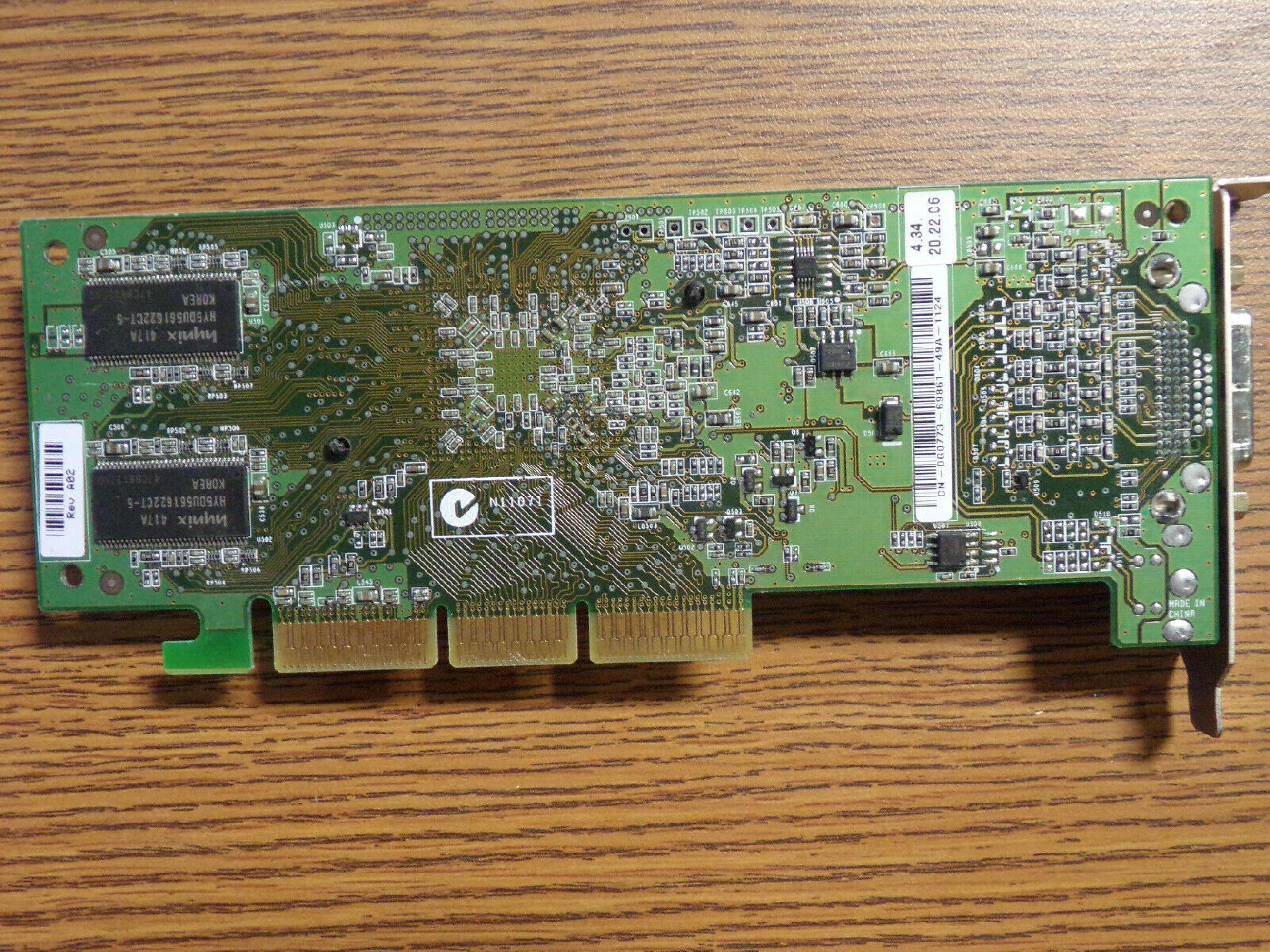 NVIDIA / DELL / ATI 180-10118-0000-A04 128MB AGP VIDEO CARD DMS59 DVI 64MB WITH DMS-59 OUTPUT QUADRO NVS 280