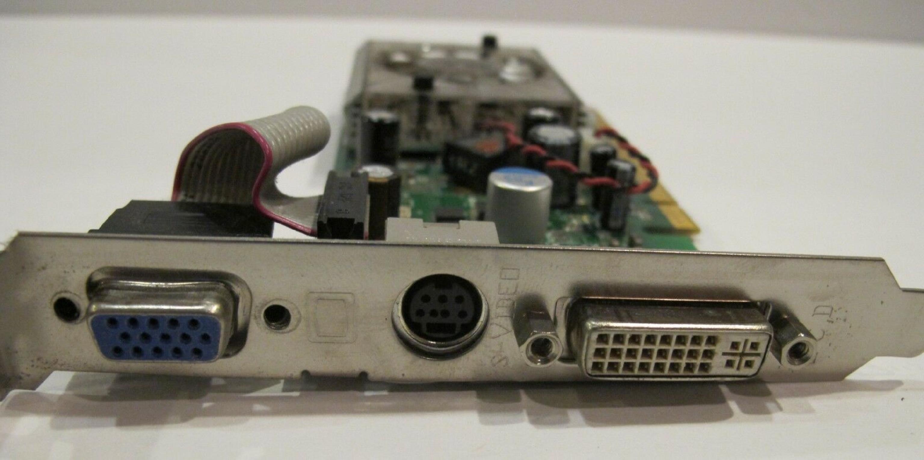 NVIDIA / GATEWAY 2000 N11071 128MB AGP VIDEO CARD DVI 64MB WITH S-VIDEO AND PORTS DMS59 FULL PLATE 32MB QUADRO2MXR G14623.01 QUADRO 2 MXR VGA CONNECTOR GFORCE2MX 200