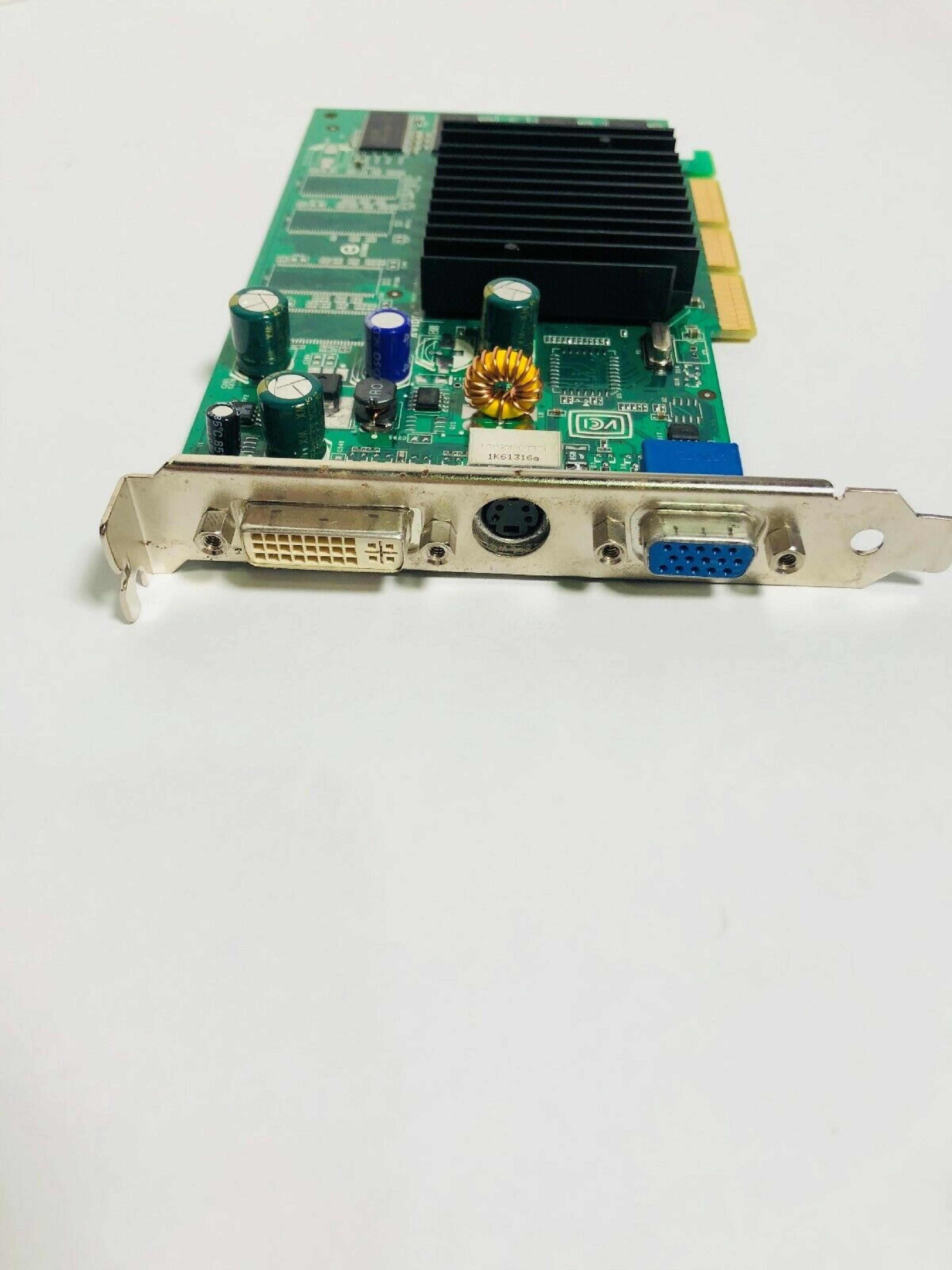 NVIDIA 180-10162-0000-B00 128MB AGP VIDEO CARD WITH VGA AND DVI OUTPUTS S-VIDEO 64MB SVIDEO