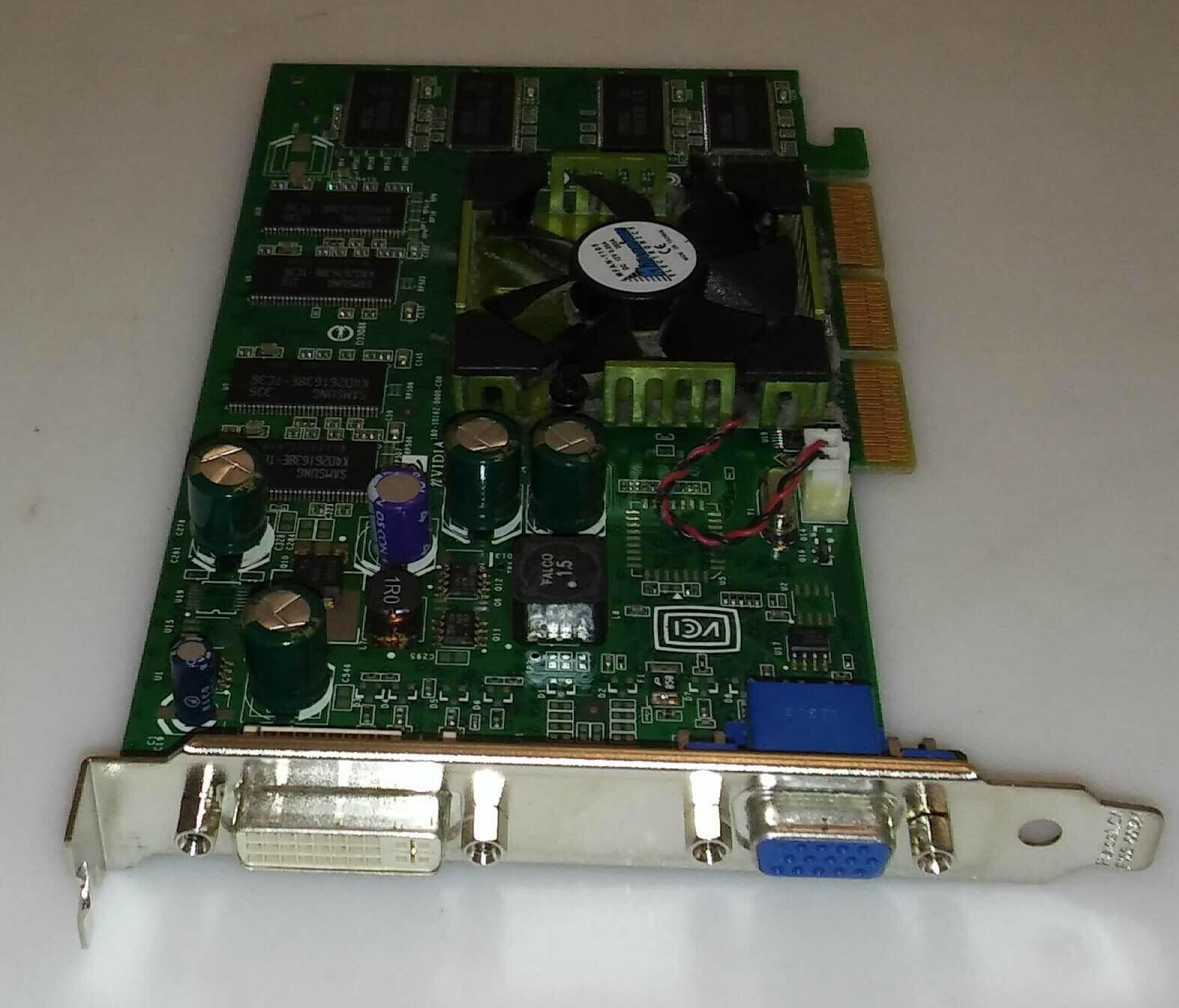 DELL / NVIDIA 0U0842 128MB AGP VIDEO CARD WITH VGA AND DVI OUTPUTS