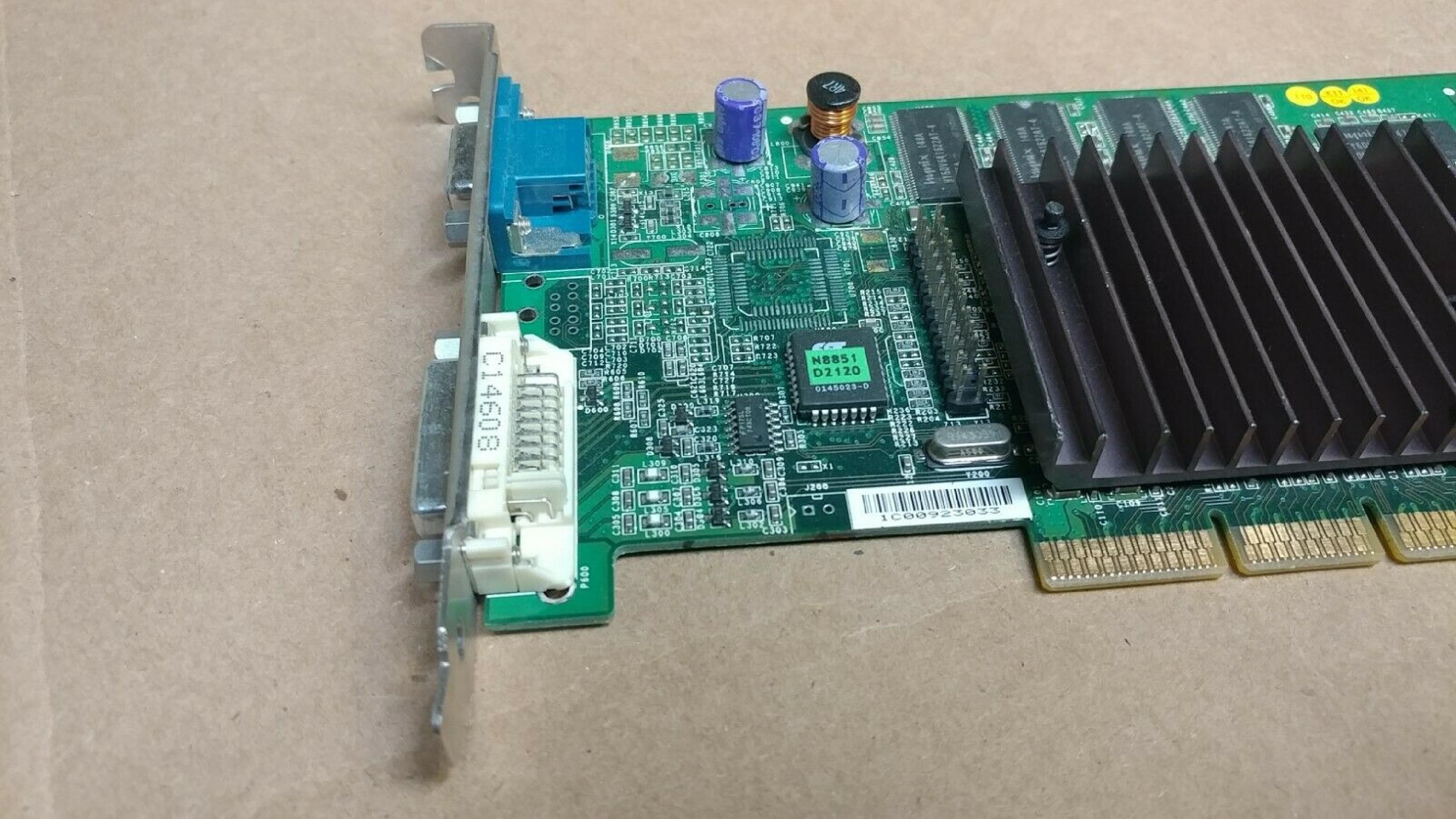 NVIDIA TW-04N857-69700 64MB AGP VIDEO CARD WITH AGP AND DVI OUTPUTS