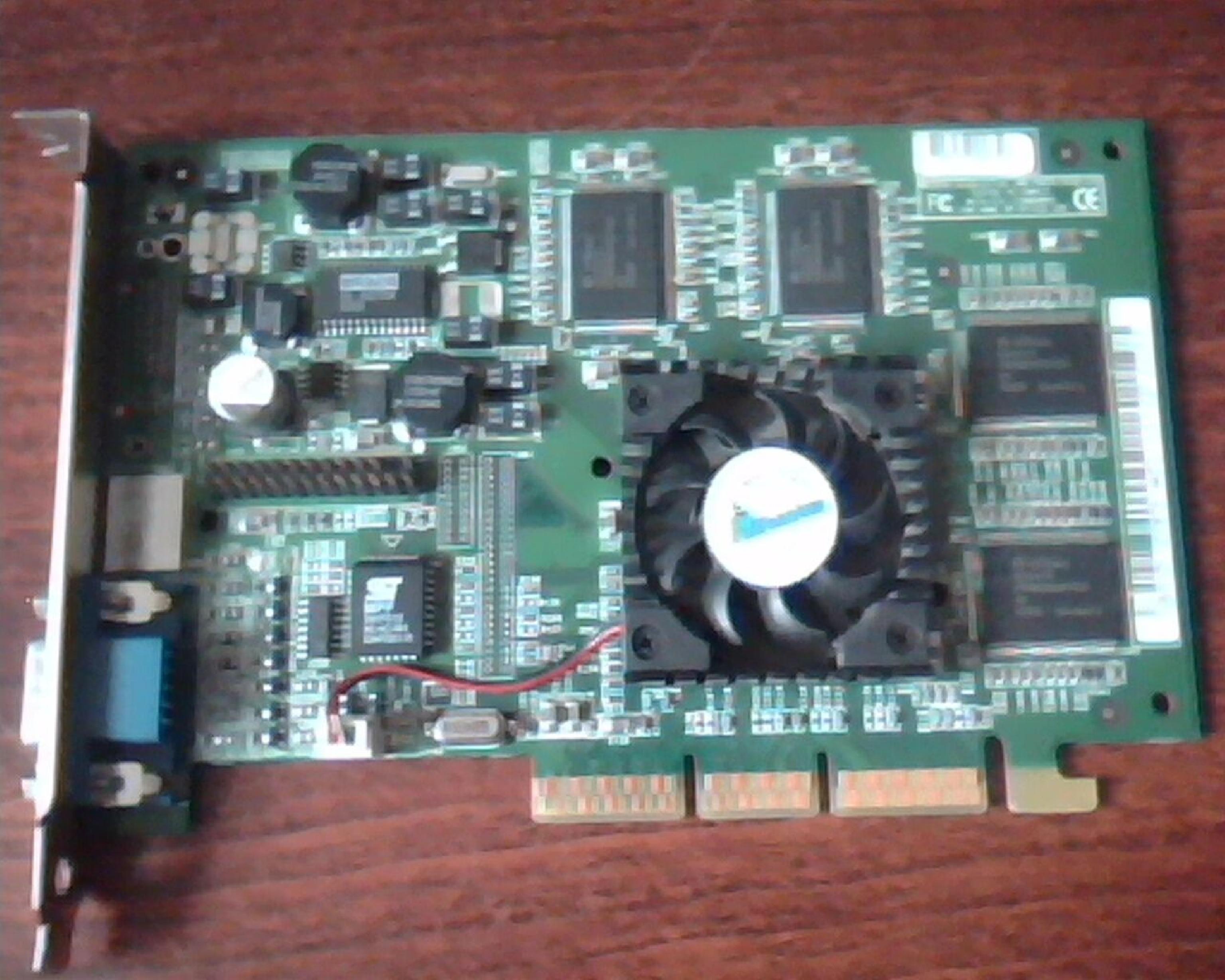 NVIDIA 180-P0020-0100-E02 32MB AGP VIDEO CARD WITH VGA OUTPUT