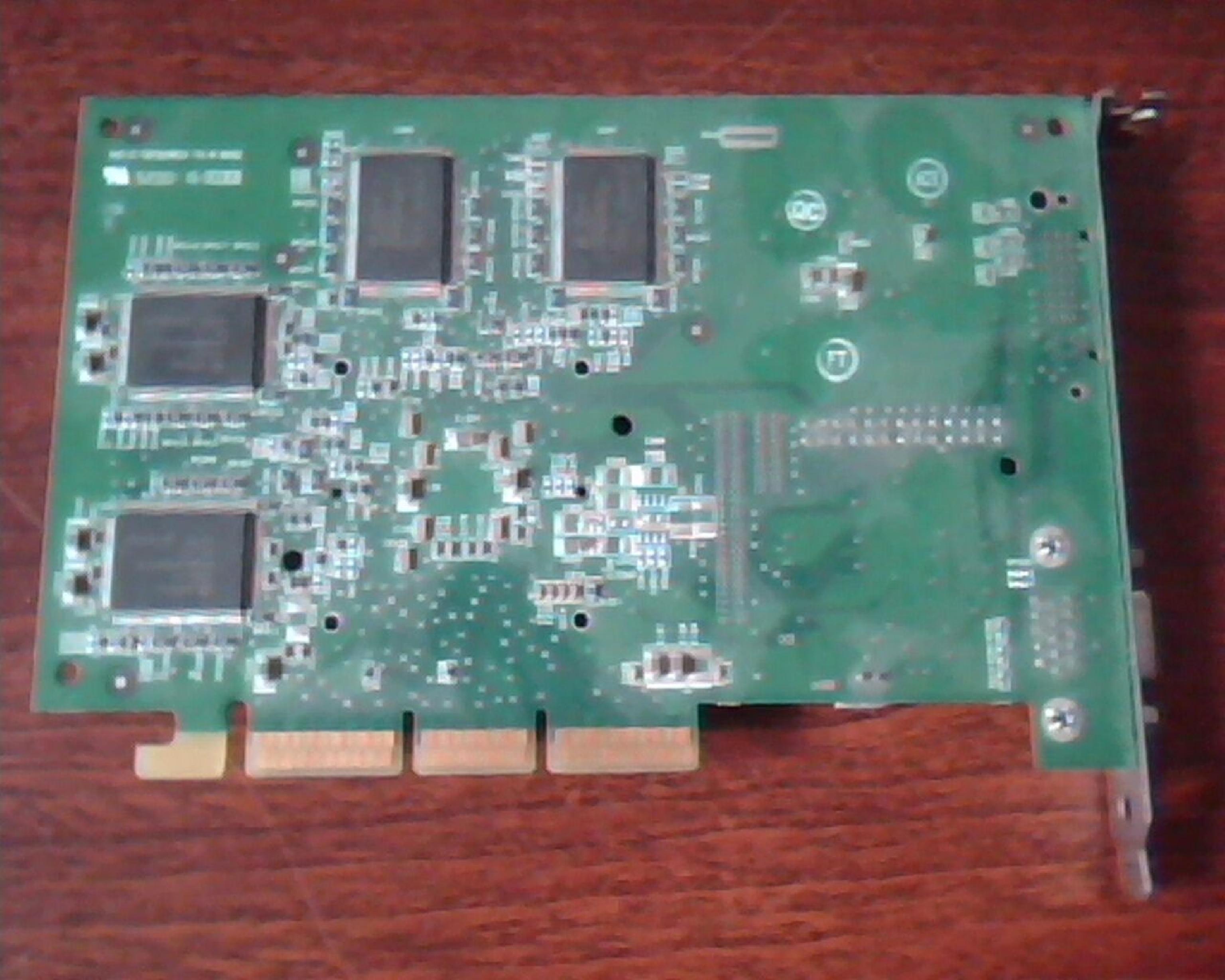 NVIDIA 180-P0020-0100-E02 32MB AGP VIDEO CARD WITH VGA OUTPUT