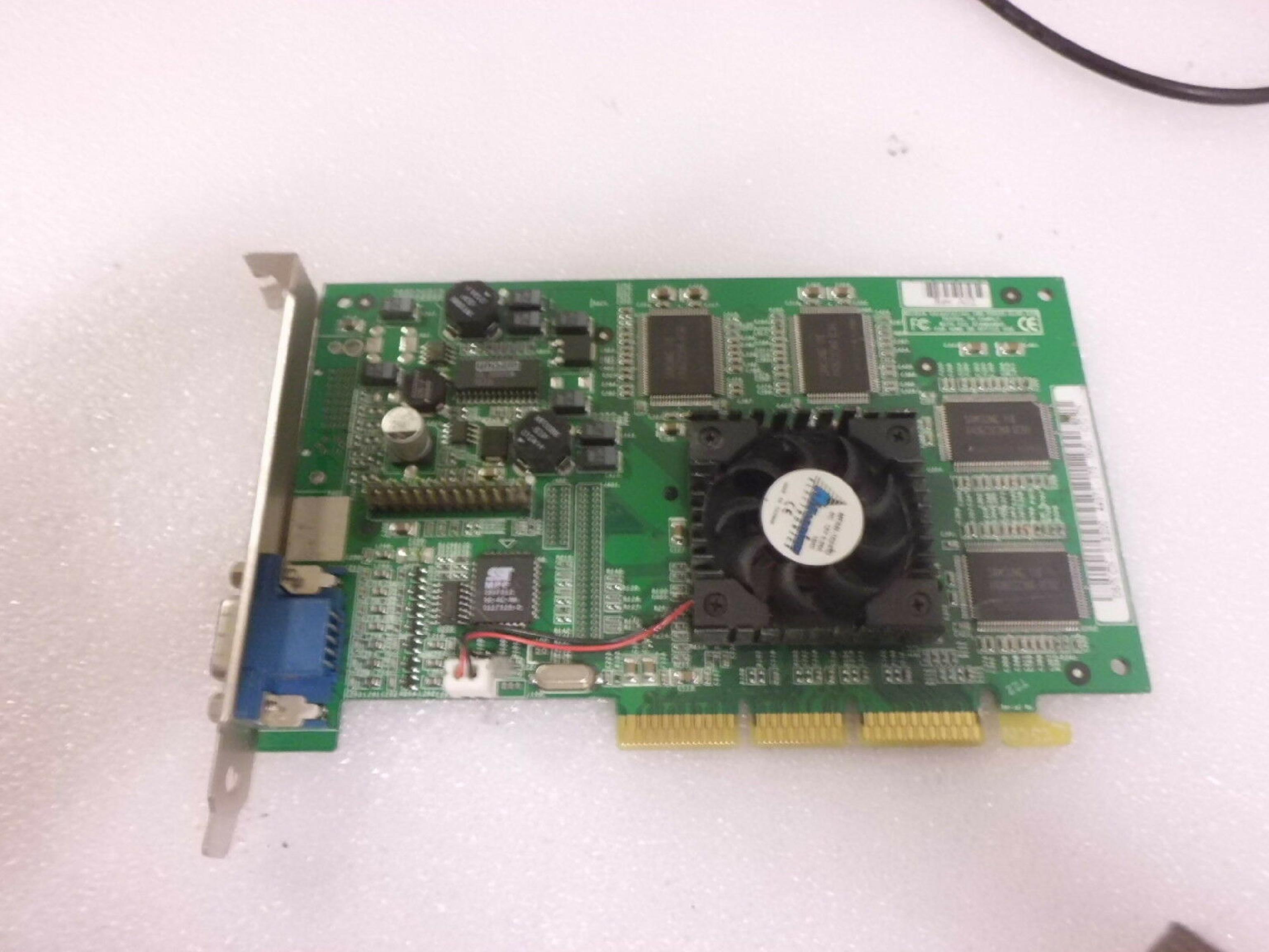 NVIDIA 180-P0020-0100-E02 32MB AGP VIDEO CARD WITH VGA OUTPUT