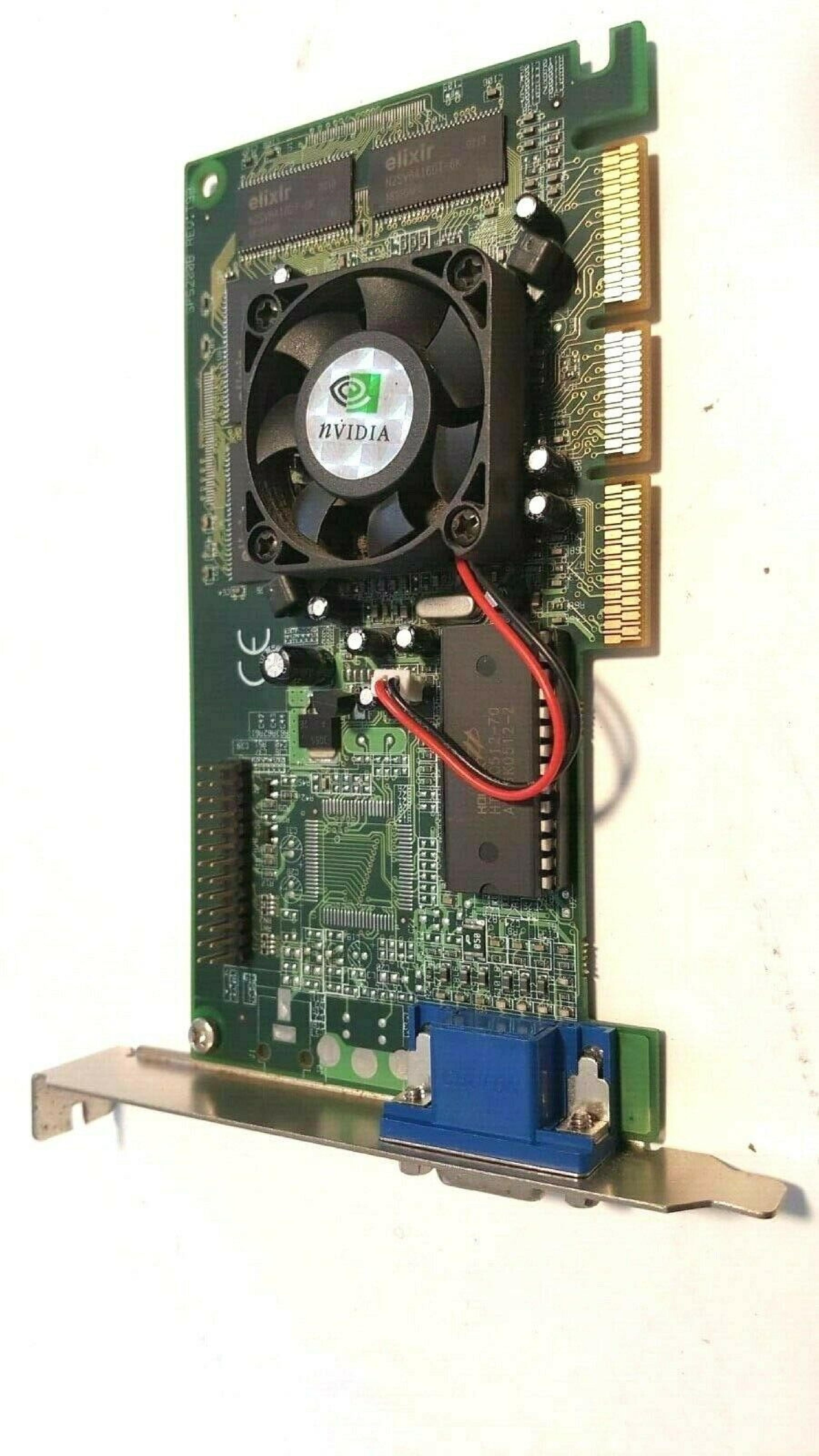 NVIDIA E-TNT2 M64 32MB AGP VIDEO CARD WITH VGA OUTPUT