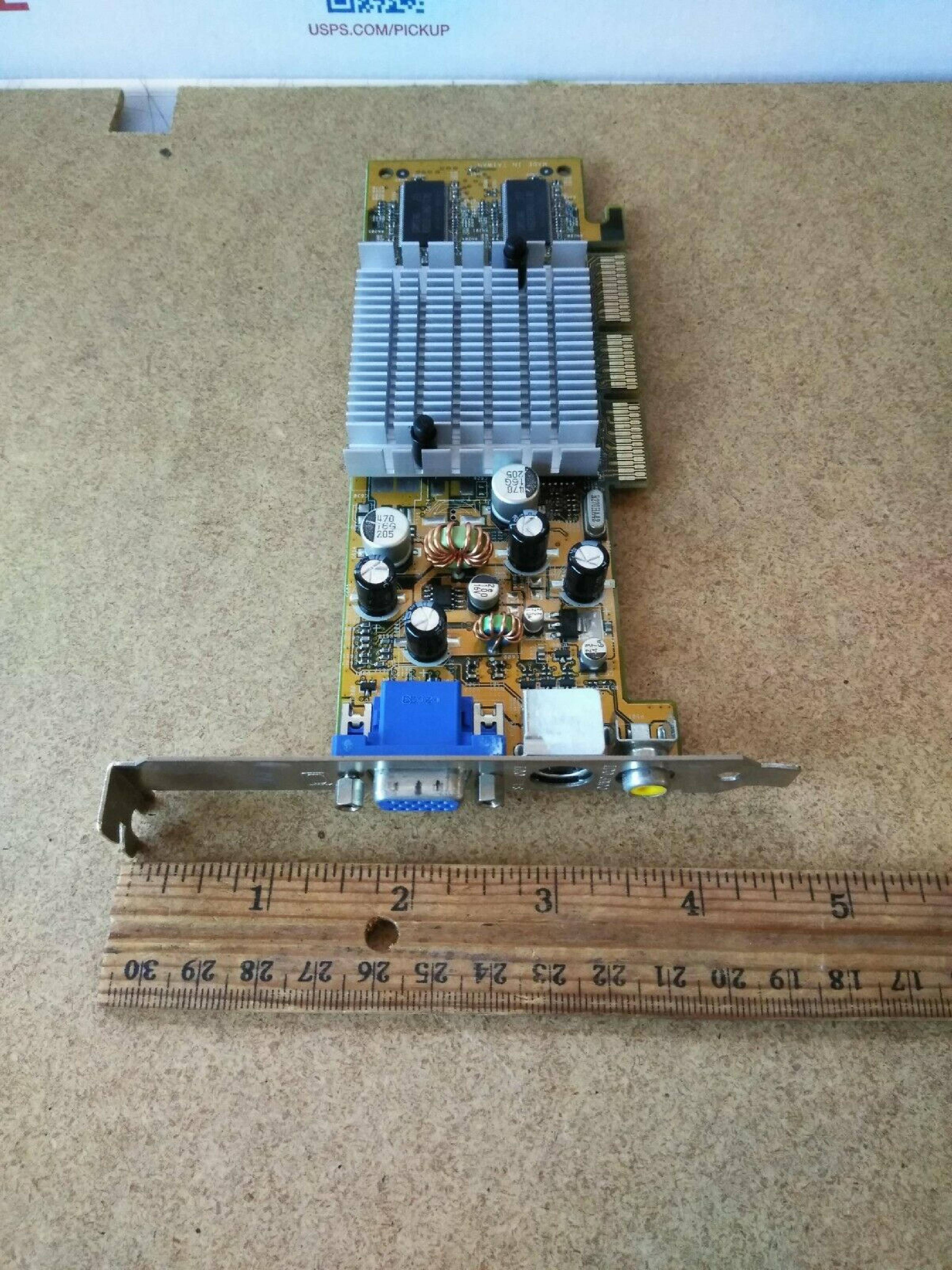 NVIDIA / ASUS V8170MAGIC 64MB AGP VIDEO CARD WITH VGA AND TV-OUT COMP SVIDEO OUT