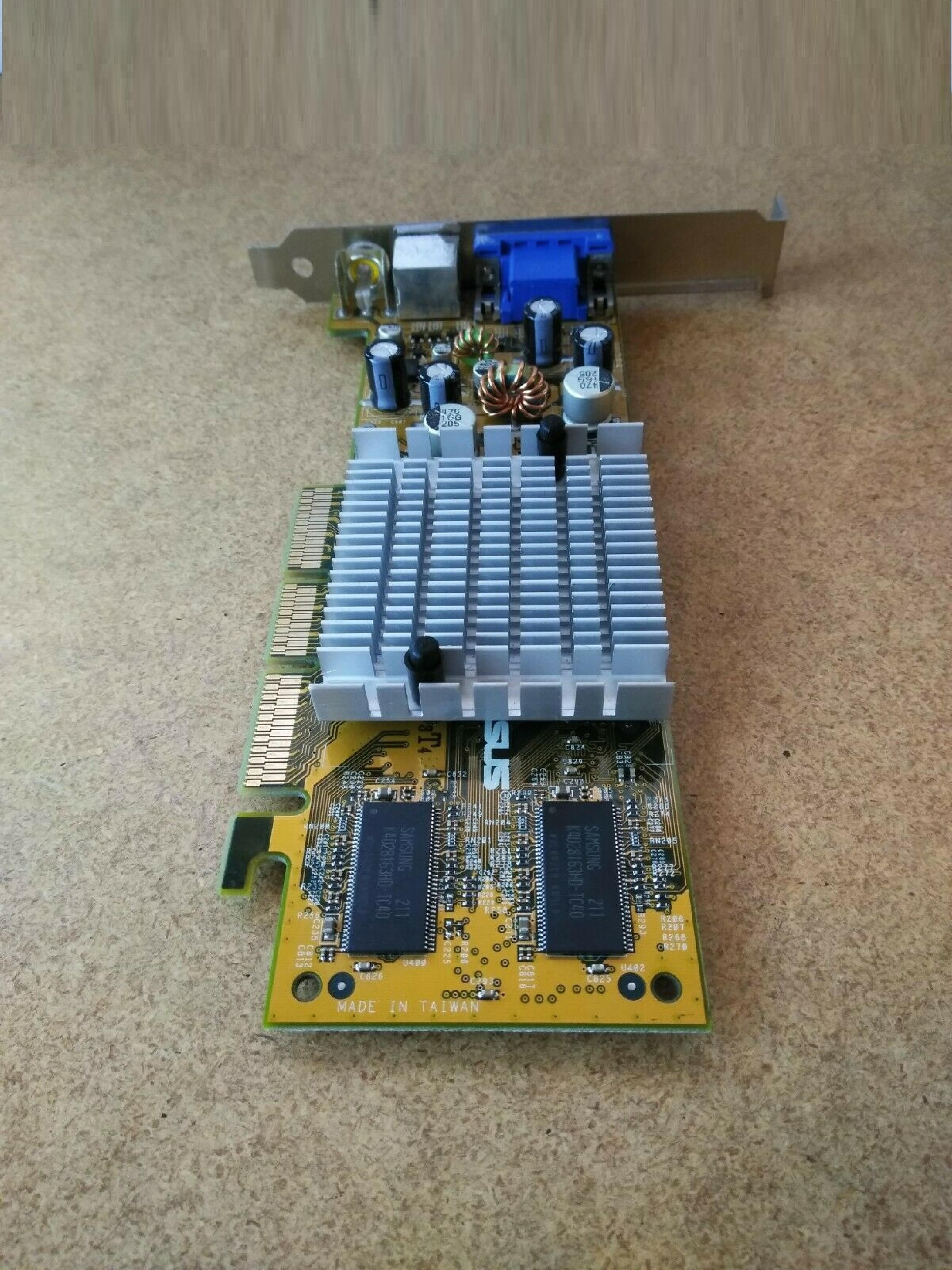 NVIDIA / ASUS V8170MAGIC 64MB AGP VIDEO CARD WITH VGA AND TV-OUT COMP SVIDEO OUT