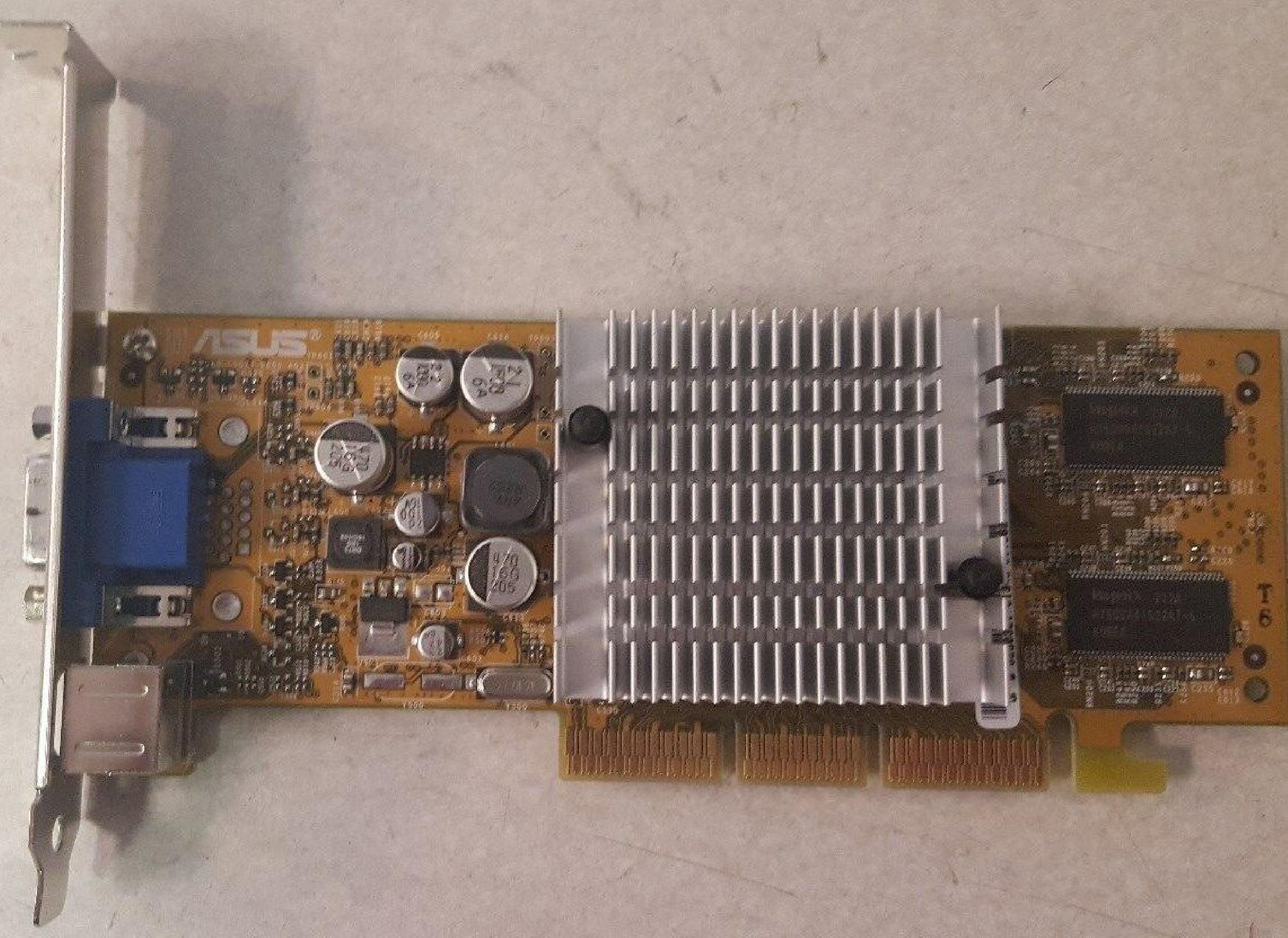 NVIDIA 5187-1511 64MB AGP VIDEO CARD WITH VGA AND TV-OUT