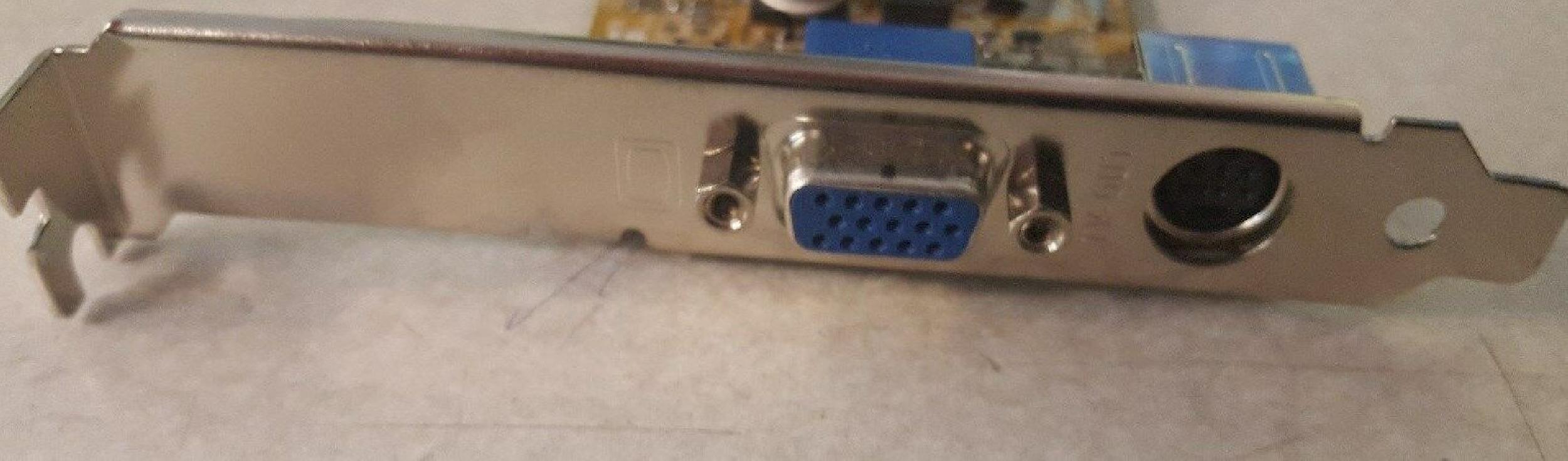 NVIDIA 5187-1511 64MB AGP VIDEO CARD WITH VGA AND TV-OUT