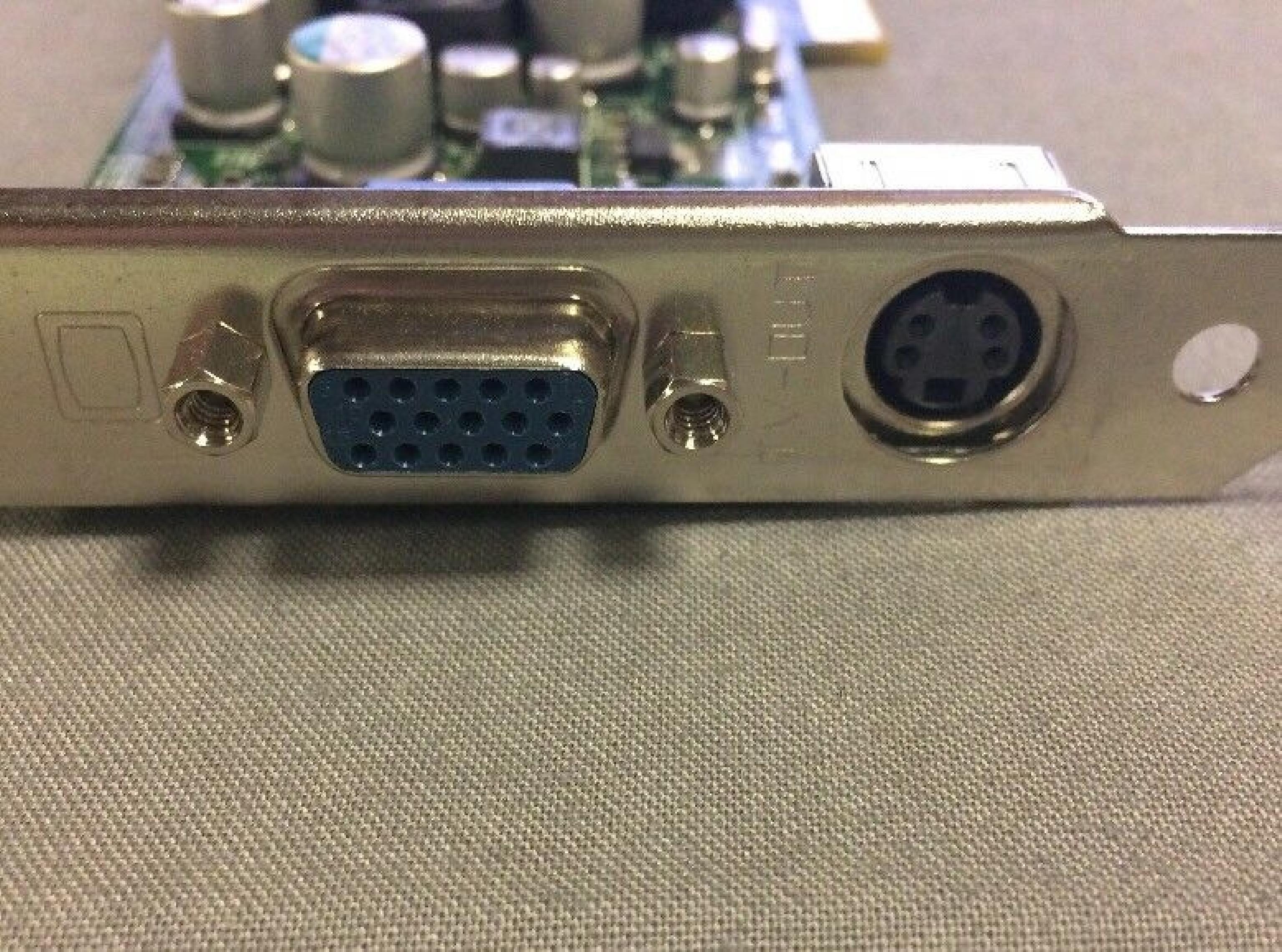 NVIDIA P73 64MB AGP VIDEO CARD WITH TV-OUT AND VGA OUTPUTS OUTPUT SVIDEO