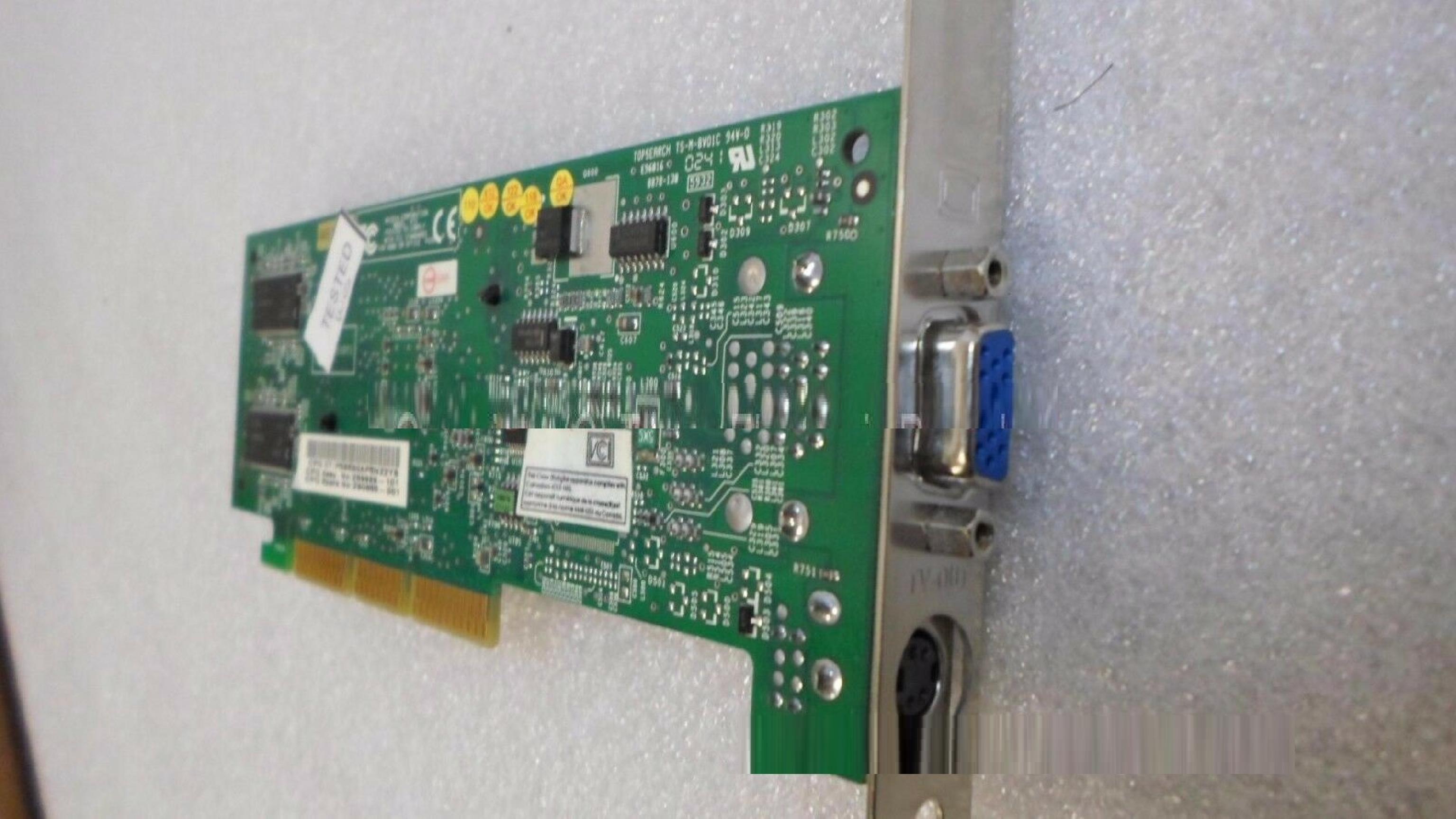 NVIDIA / COMPAQ / HEWLETT PACKARD / HP 289989-101 64MB AGP VIDEO CARD WITH TV-OUT AND VGA OUTPUTS GRAPHIC 64M TV OUT MX420 NV17