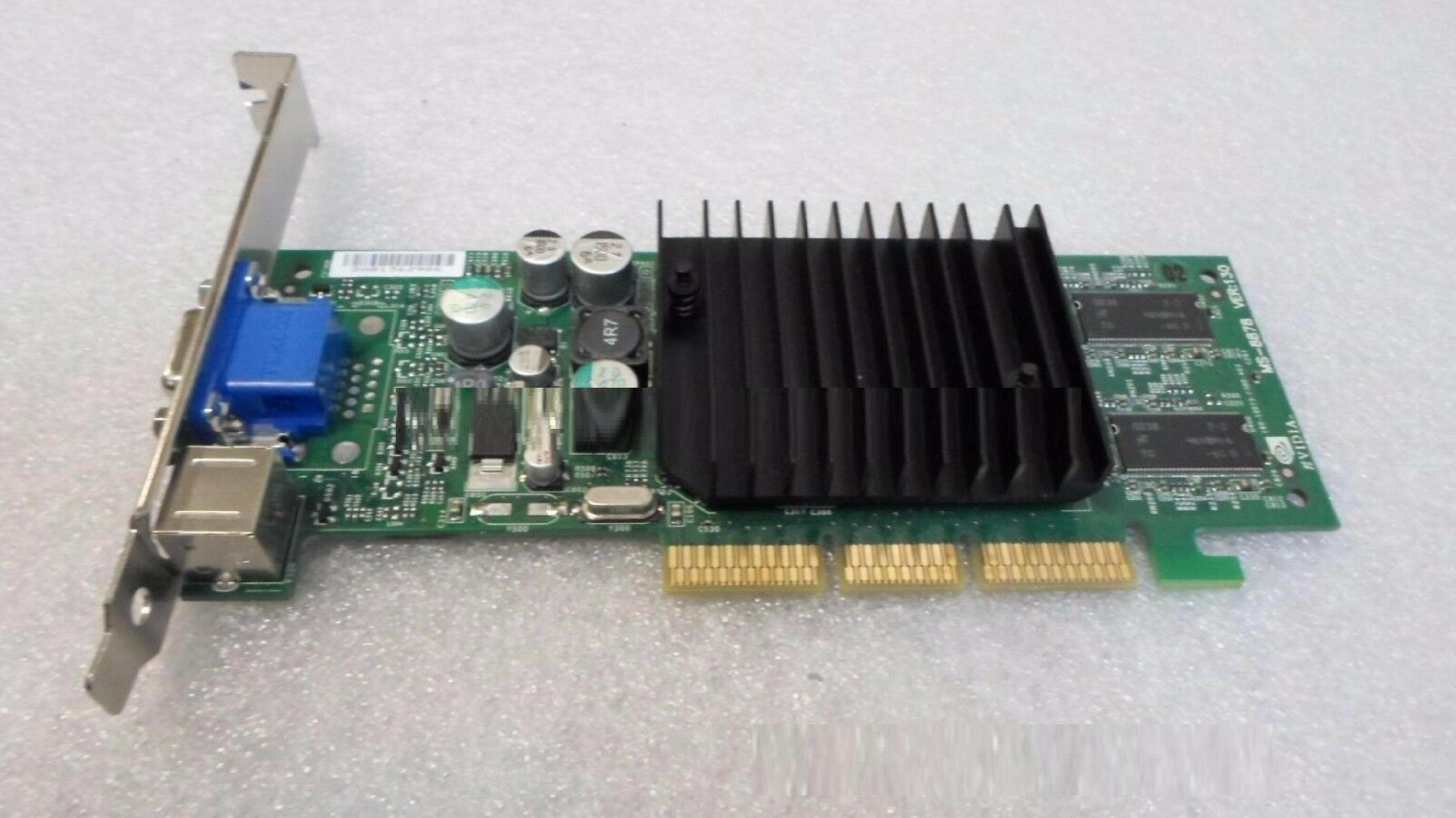 NVIDIA / COMPAQ / HEWLETT PACKARD / HP 289989-101 64MB AGP VIDEO CARD WITH TV-OUT AND VGA OUTPUTS GRAPHIC 64M TV OUT MX420 NV17