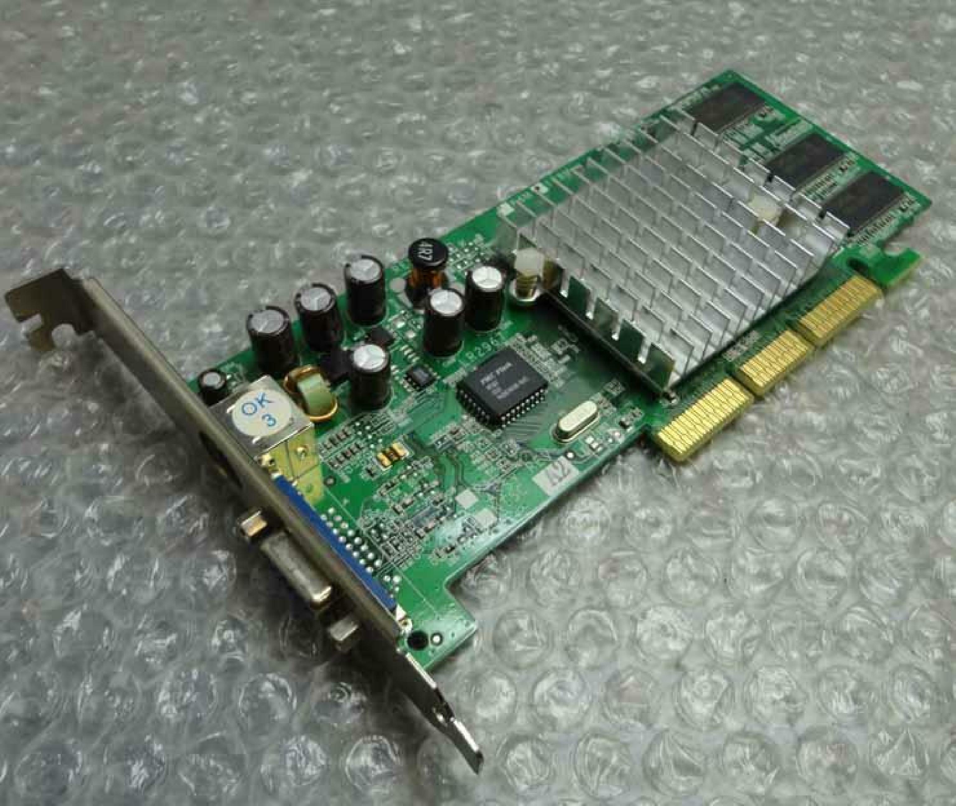 WINFAST A340 128MB AGP VIDEO CARD WITH VGA DVI AND TV-OUT OUTPUTS