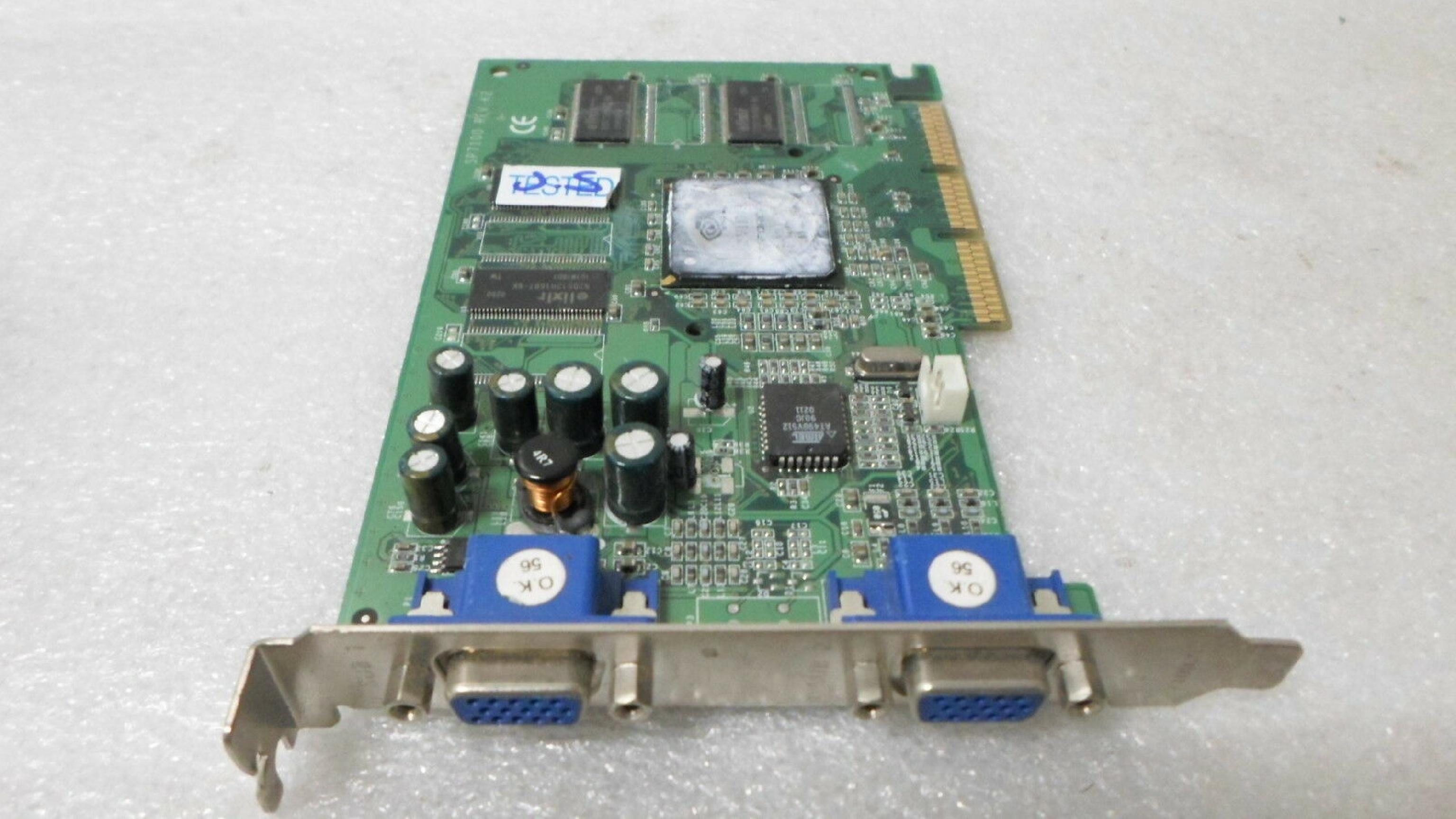 NVIDIA / GEFORCE SP7100 128MB AGP VIDEO CARD WITH VGA AND TV-OUT SP7100 REV K2 64MB