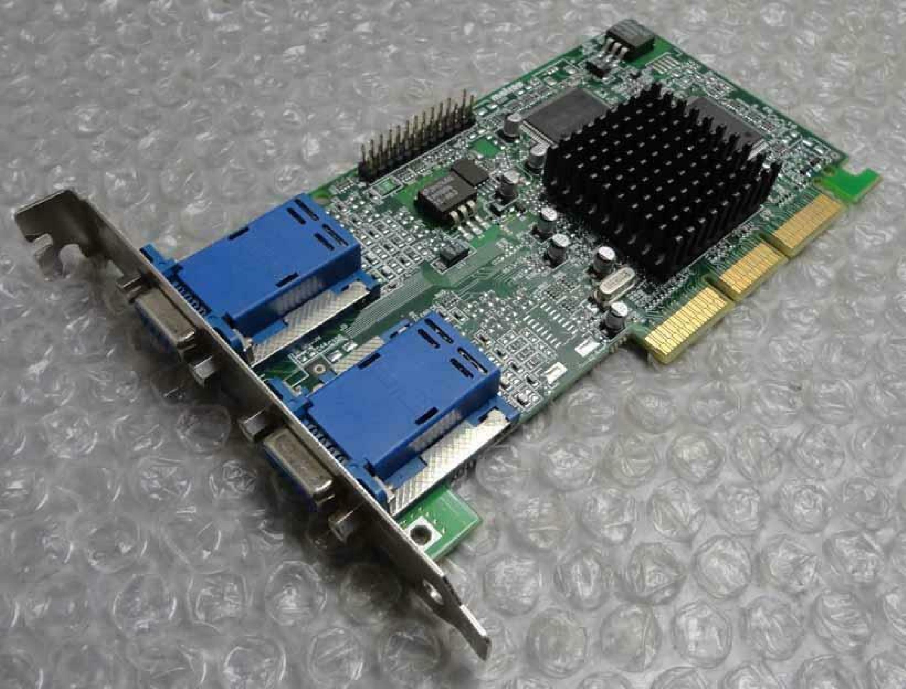 MATROX 203626-001 32MB AGP VIDEO CARD WITH DUAL VGA OUTPUTS