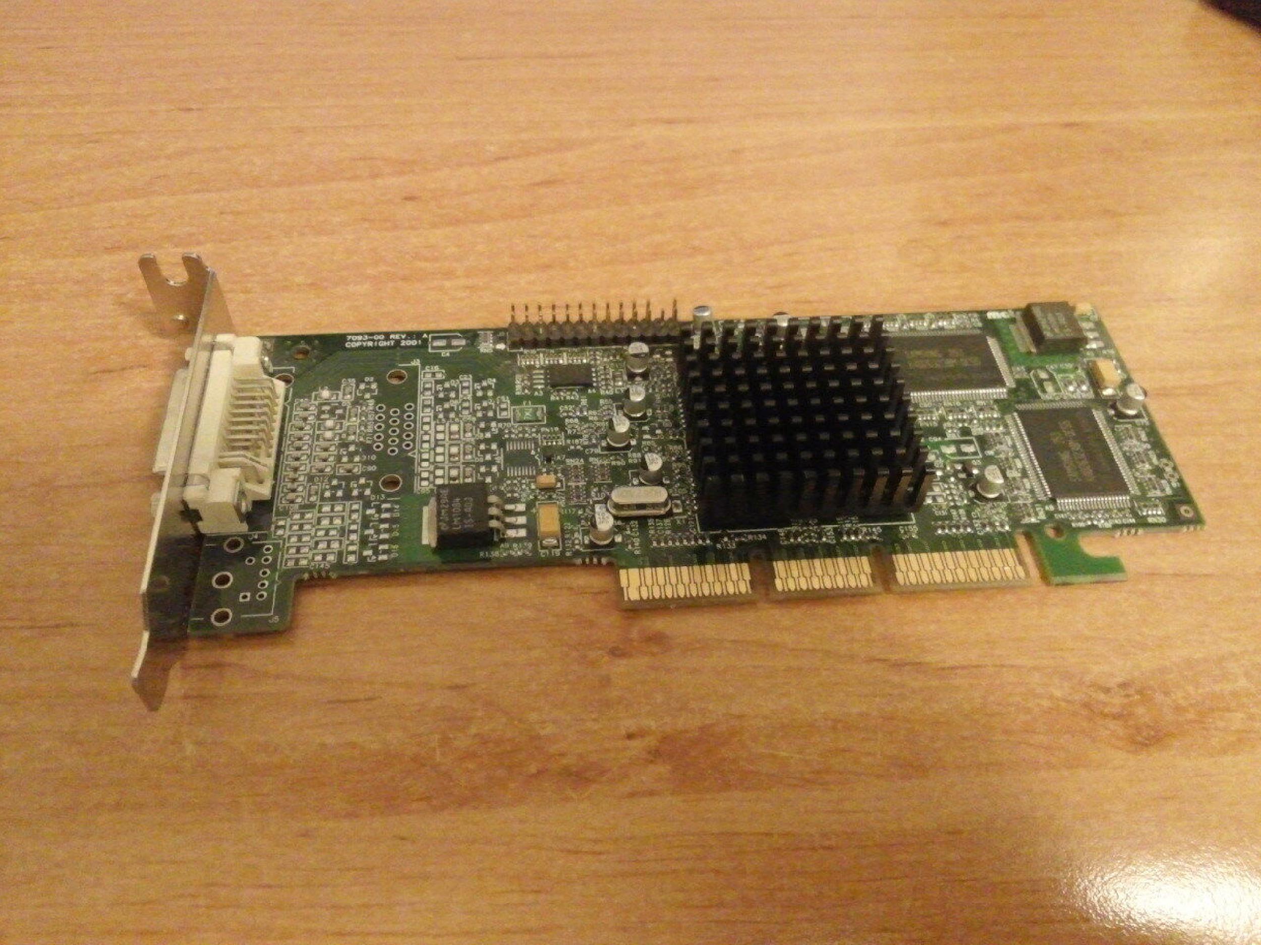 MATROX G45FMLDVA32DB 32MB AGP VIDEO CARD WITH DVI OUTPUT
