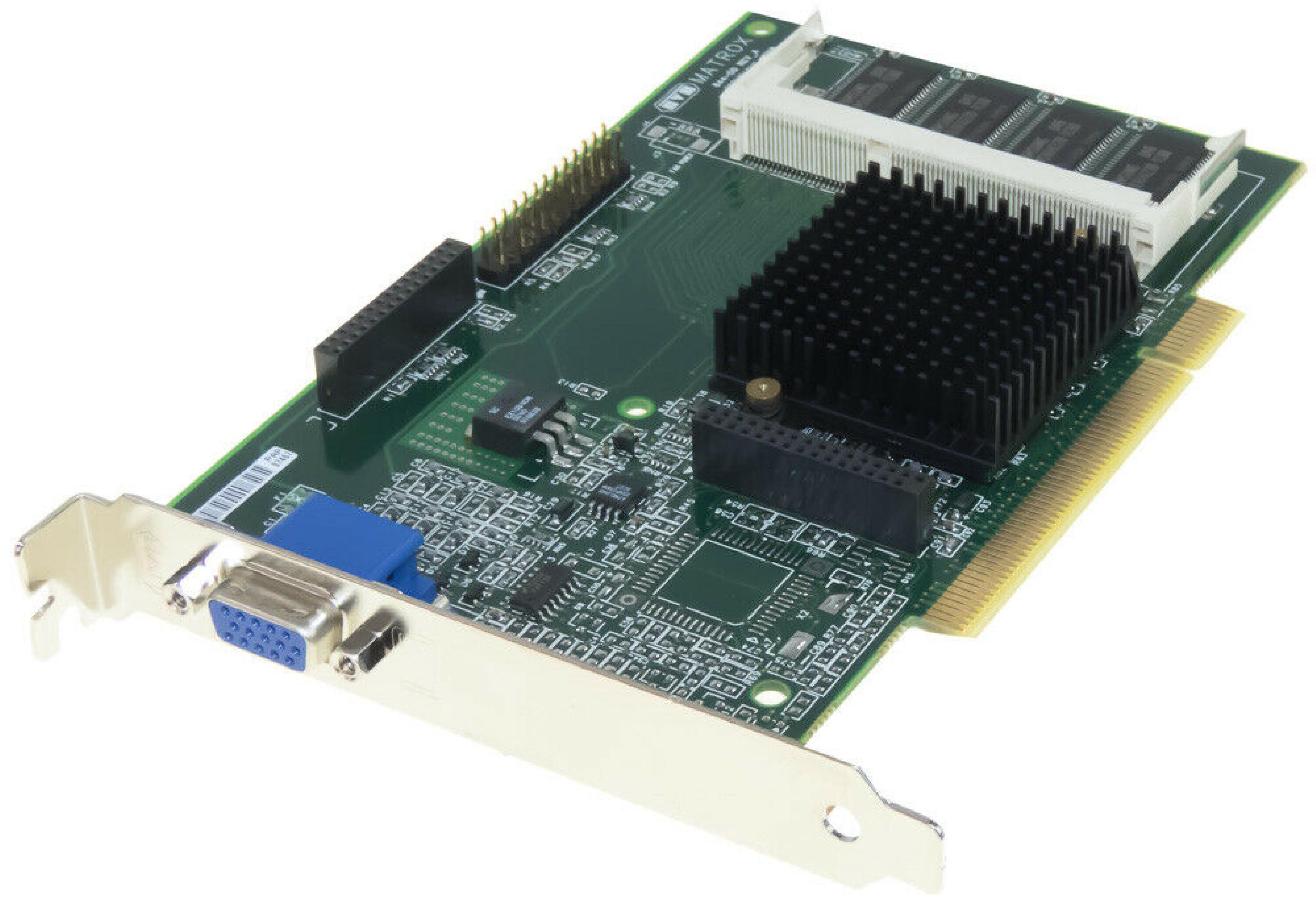 MATROX / COMPAQ / HEWLETT PACKARD / HP 402543-001 8MB PCI VIDEO CARD WITH VGA OUTPUT G200