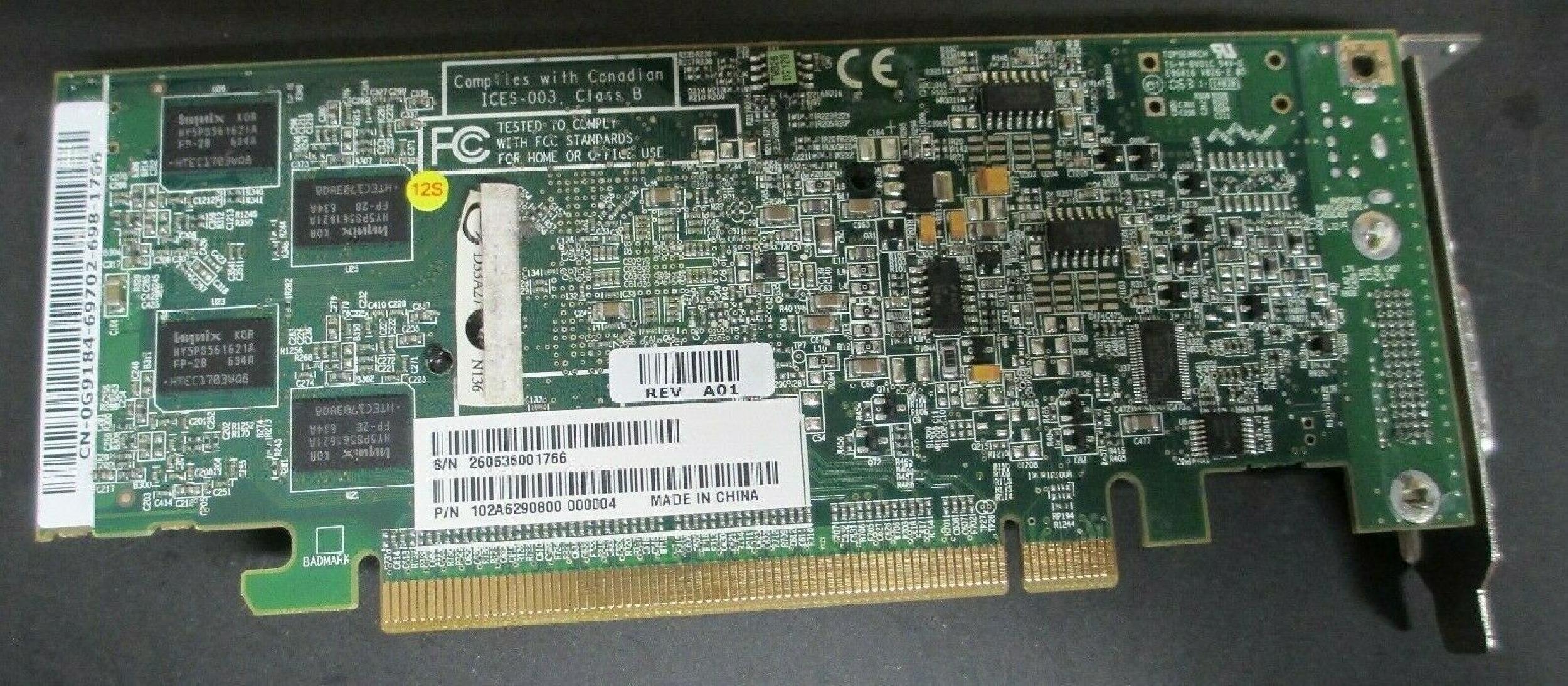 ATI 102A6290800 128MB PCI-E VIDEO CARD WITH