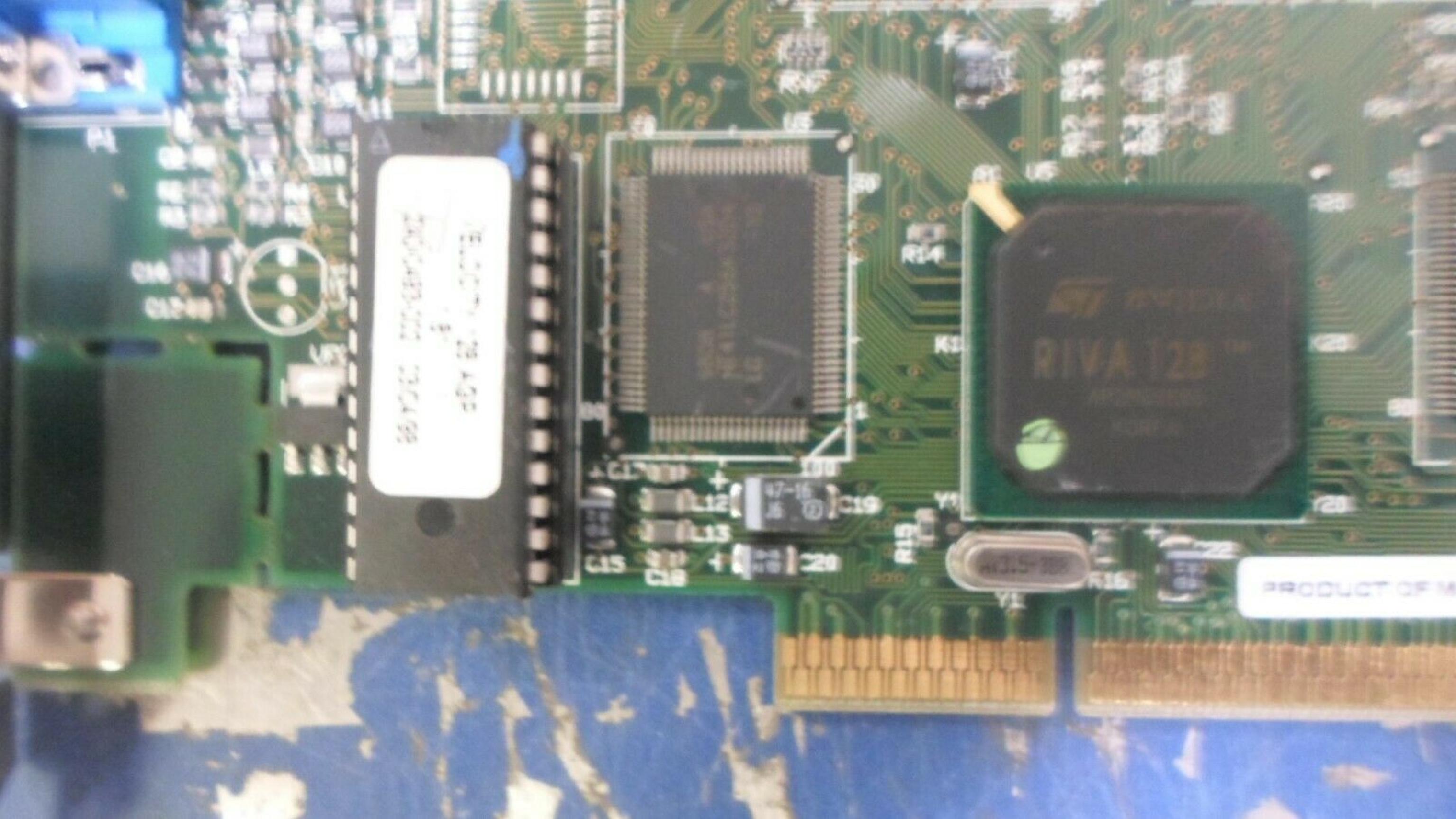 STB SYSTEMS INC 210-0276-00X 4MB AGP VIDEO CARD WITH VGA OUTPUT NVIDIA RIVA 128ZX NV3T 8MB V-128NO/TV95/1X 128 RAM VELOCITY