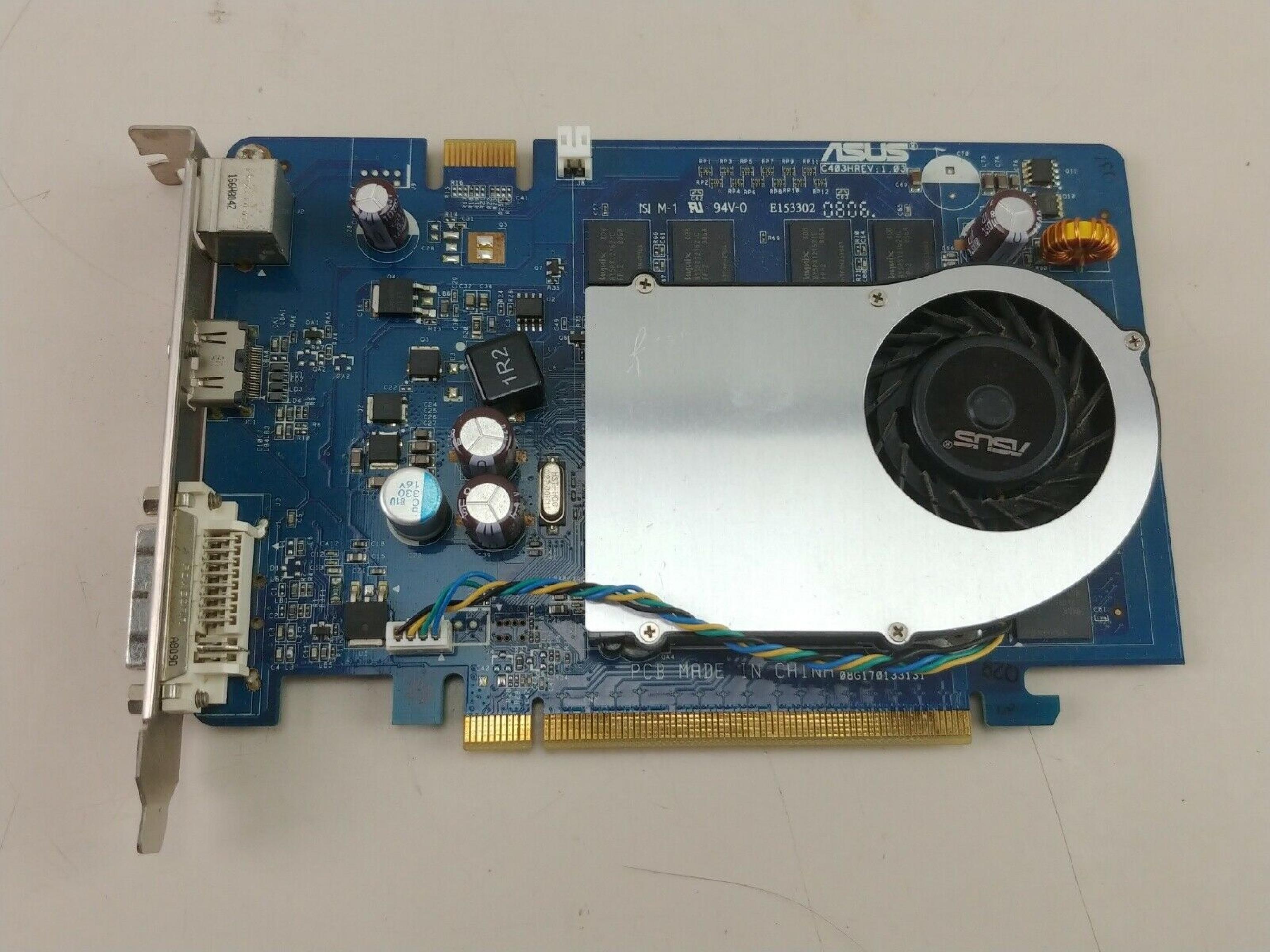 NVIDIA N6600 256MB AGP VIDEO CARD WITH VGA TV-OUT AND DVI OUTPUTS