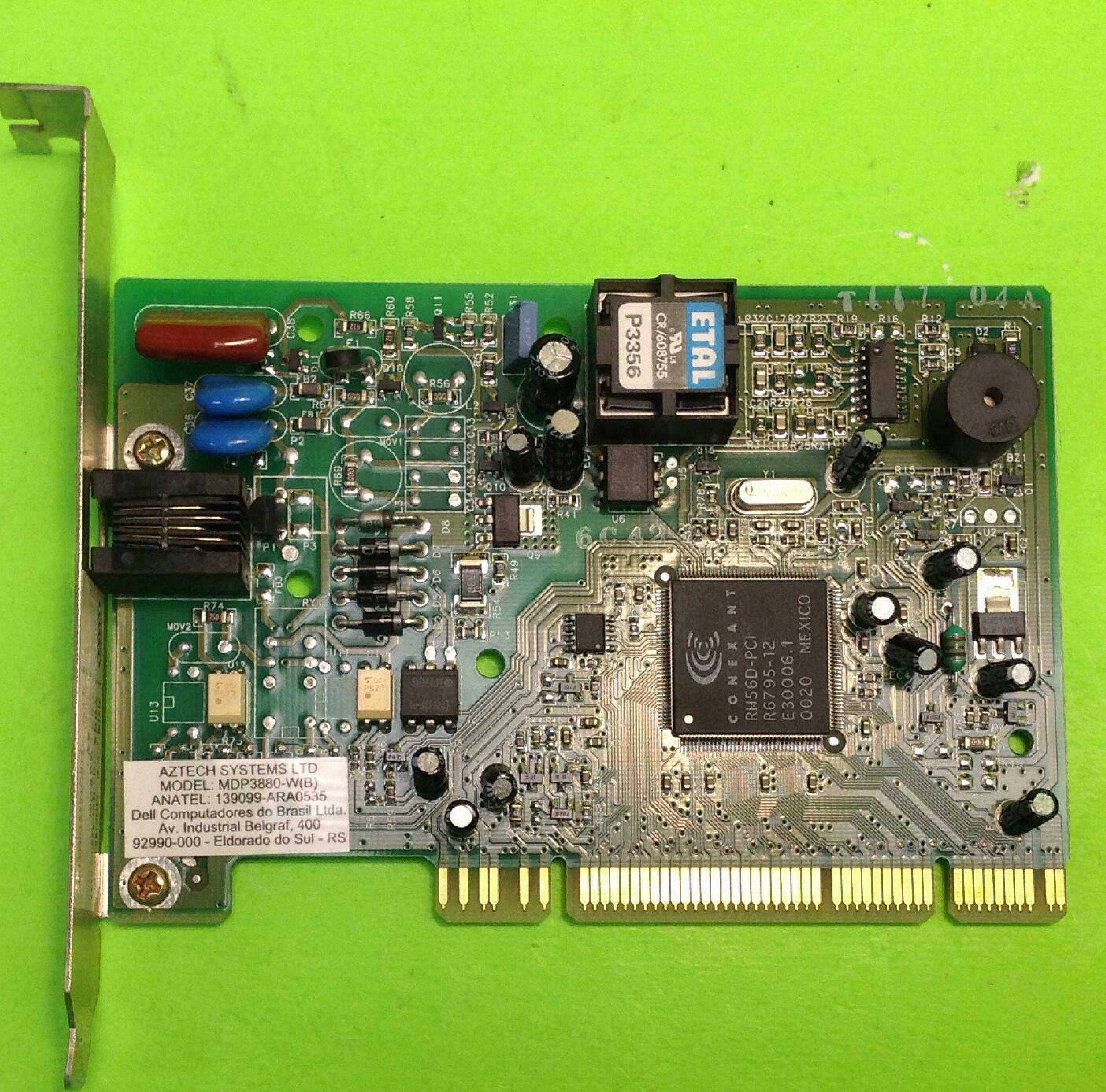 AZTECH / AZTEC MDP3880-W 56K PCI MODEM NETWORK CARD