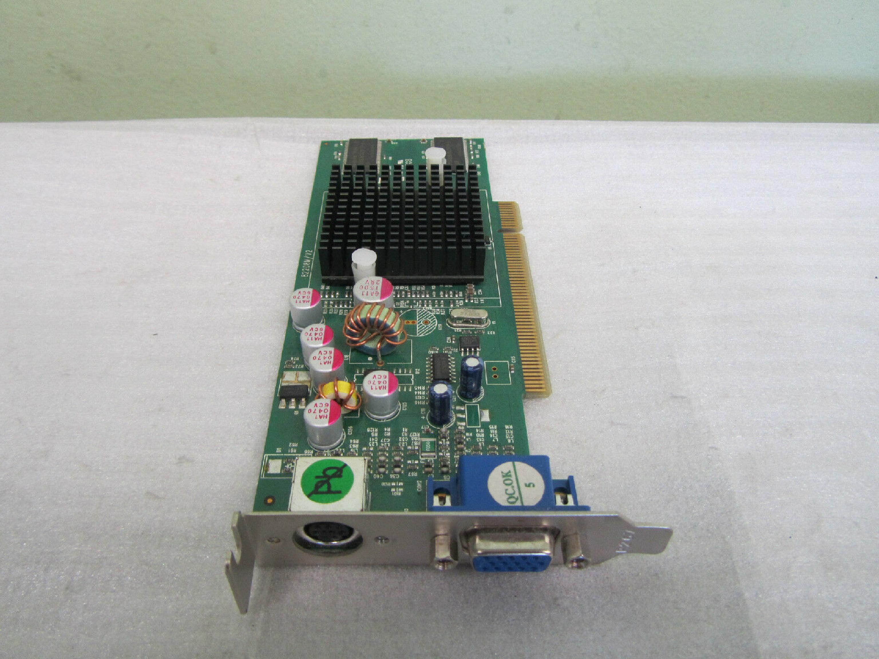 JATON VIDEO-208PCI-128TW 128MB PCI VIDEO CARD WITH VGA AND TV-OUT